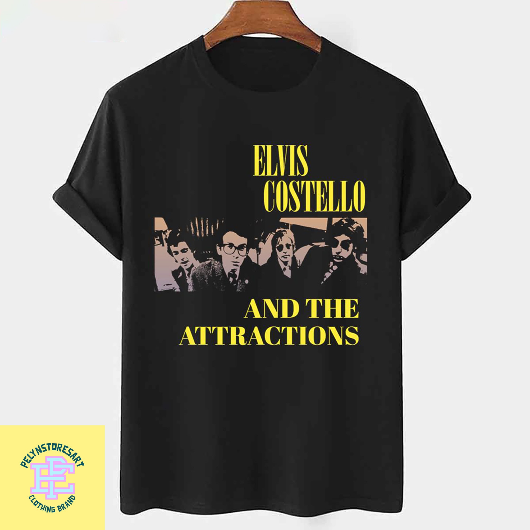 Elvis Costello And The Attractions T-Shirt, English Singer Songwriter Elvis Shirt