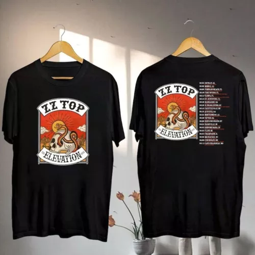 2025 ZZ Top The Elevation Tour Shirt, ZZ Top Band 2025 Concert