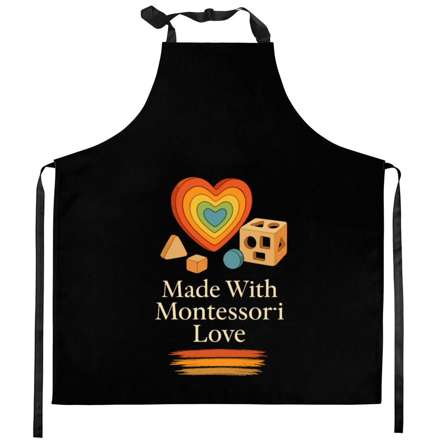 Montessori Mom Life Calm Learning Child Kitchen Aprons