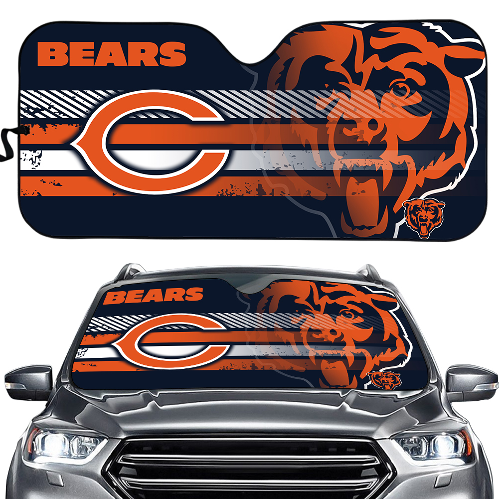 Fanmats Team Promark football Chicago Bears Car Truck Folding Sunshade