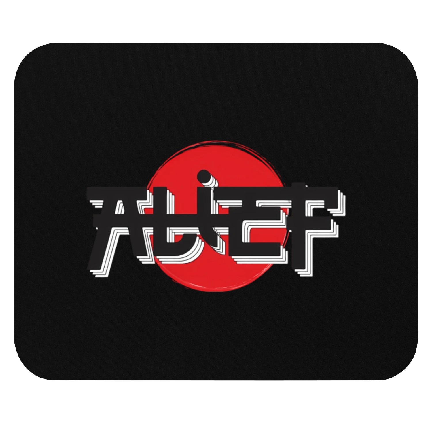 Alief Texas Japanese Hiragana Style W A T Houston Mouse Pads