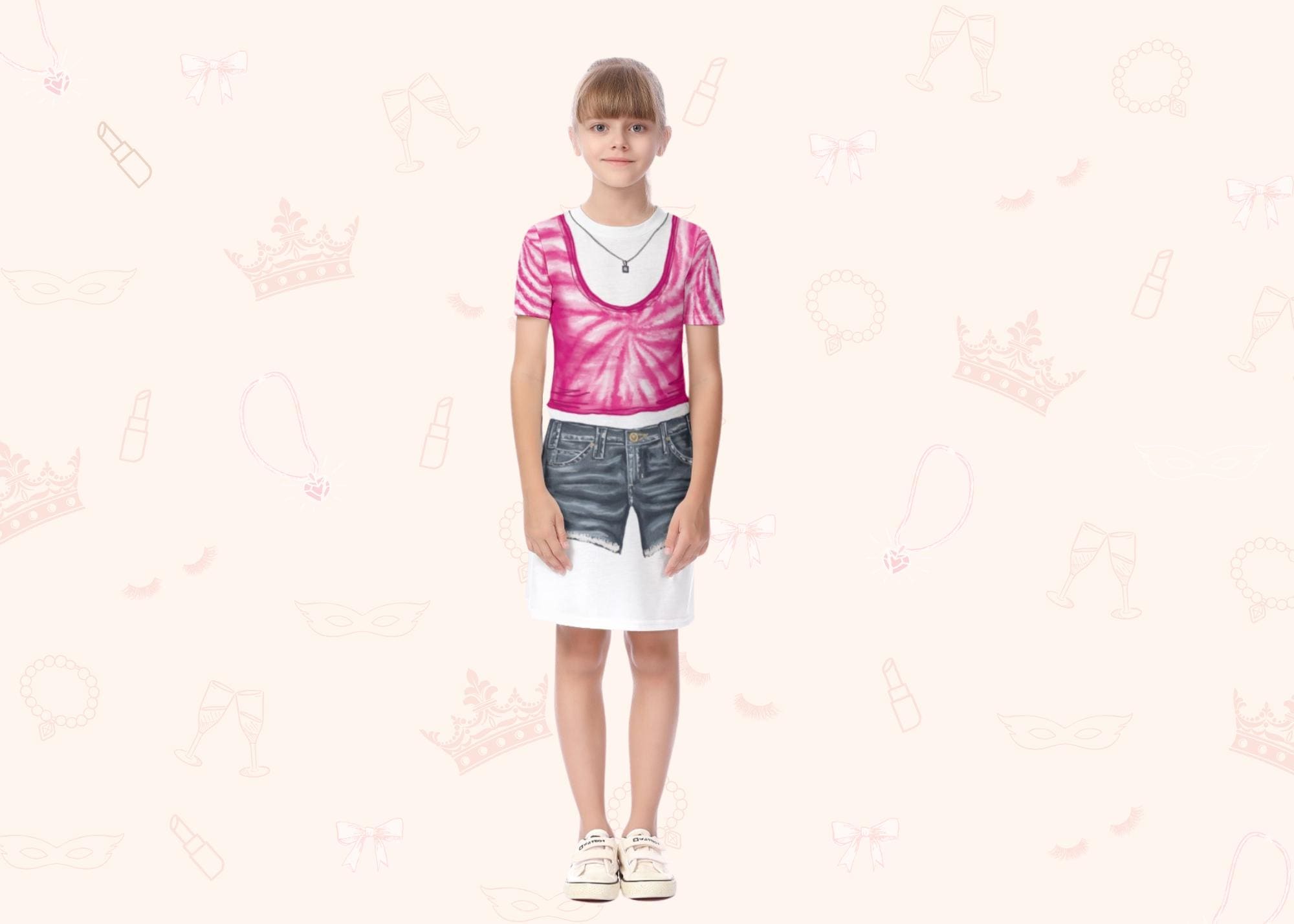 Little Lorelai T-Shirt Dress (Kids) | Easy Costume, Fun Loungewear, Unique Gift