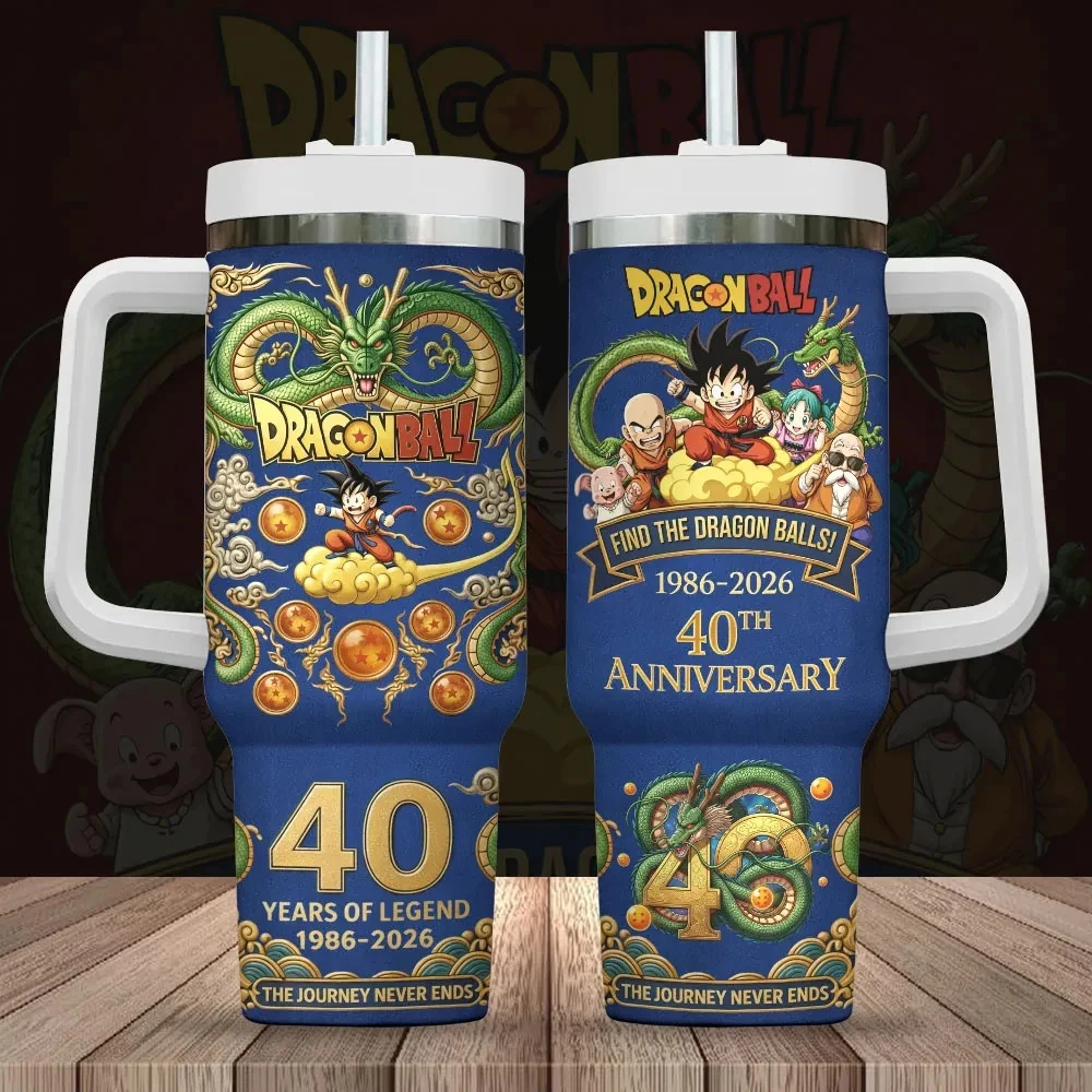 Personalized Dragoon Ball 40th Anniversary Tumbler Stainless Steel Coffee Cup