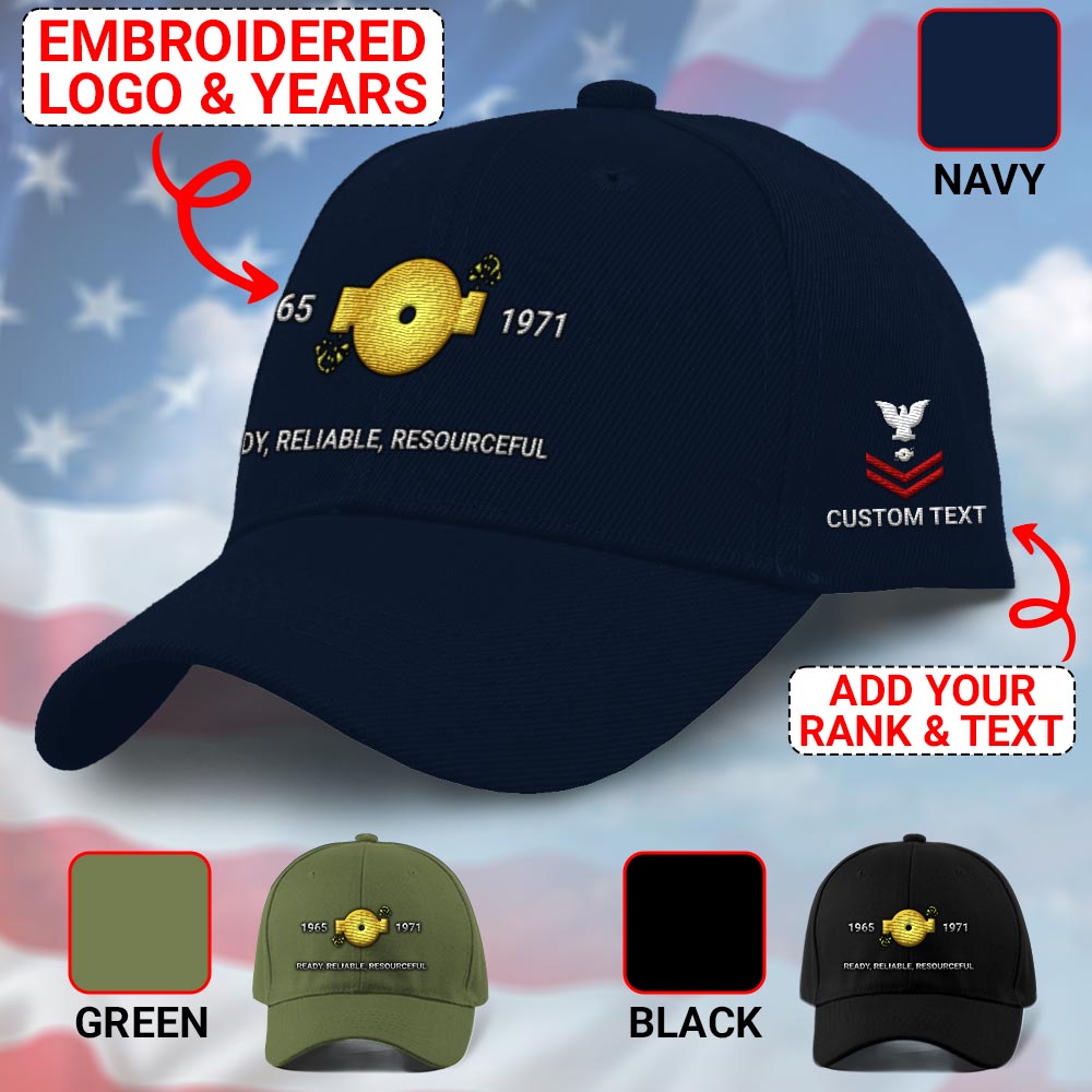 Navy Boiler technician Embroidered Baseball Cap