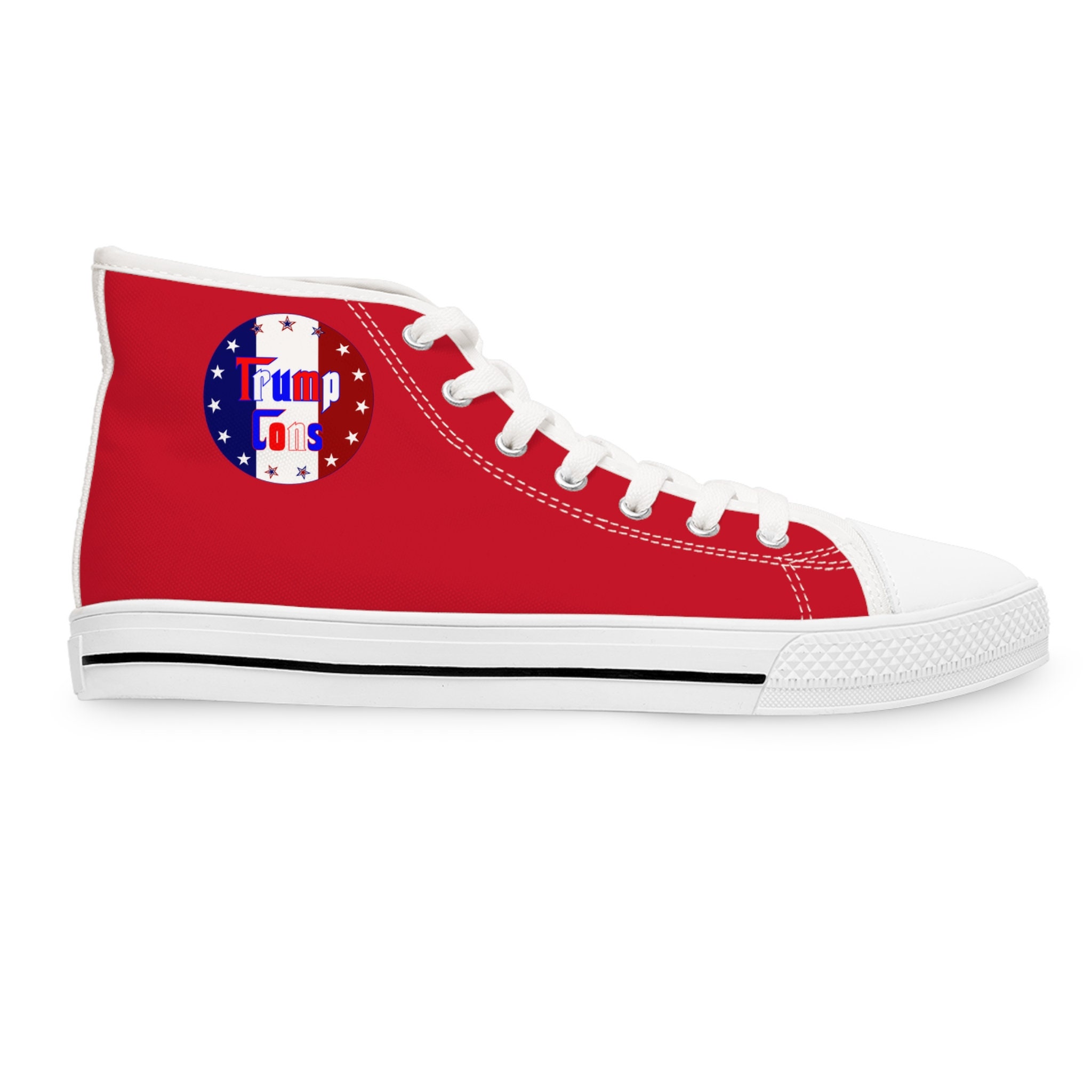 Trump Cons - Red - 1 - Women's High Top Sneakers