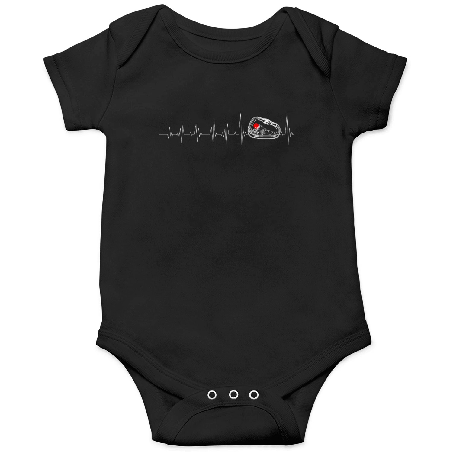 Heartbeat Carabiner Onesies
