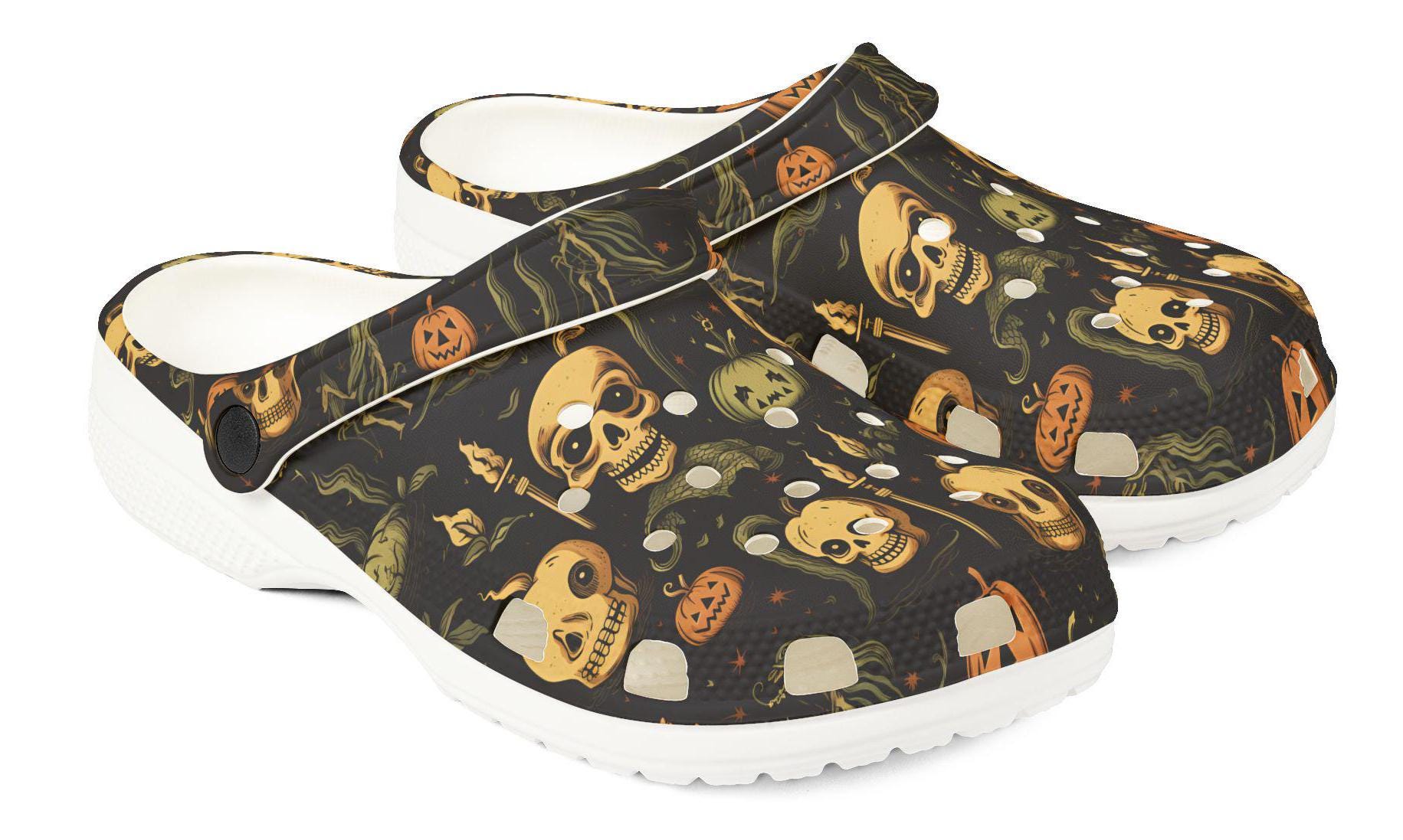 HALLOWEEN - Gothic Skulls - EVA Foam Rubber Shoes