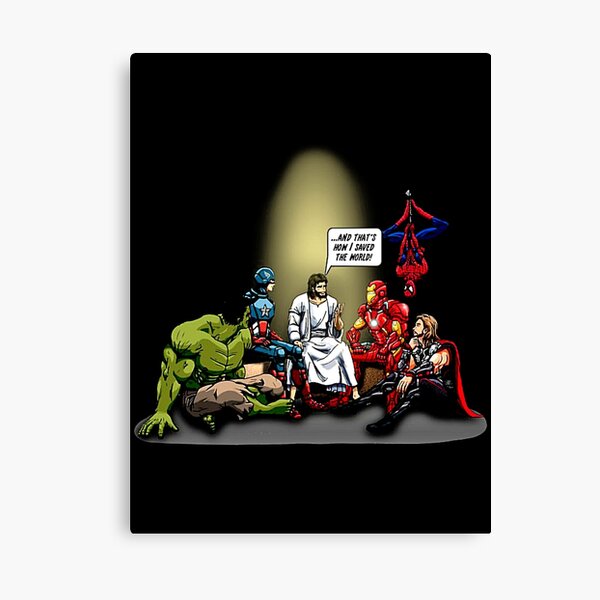 And That's How I Saved The World Jesus Gifts For Fans, For Men and Women, Gift Christmas Day Canvas