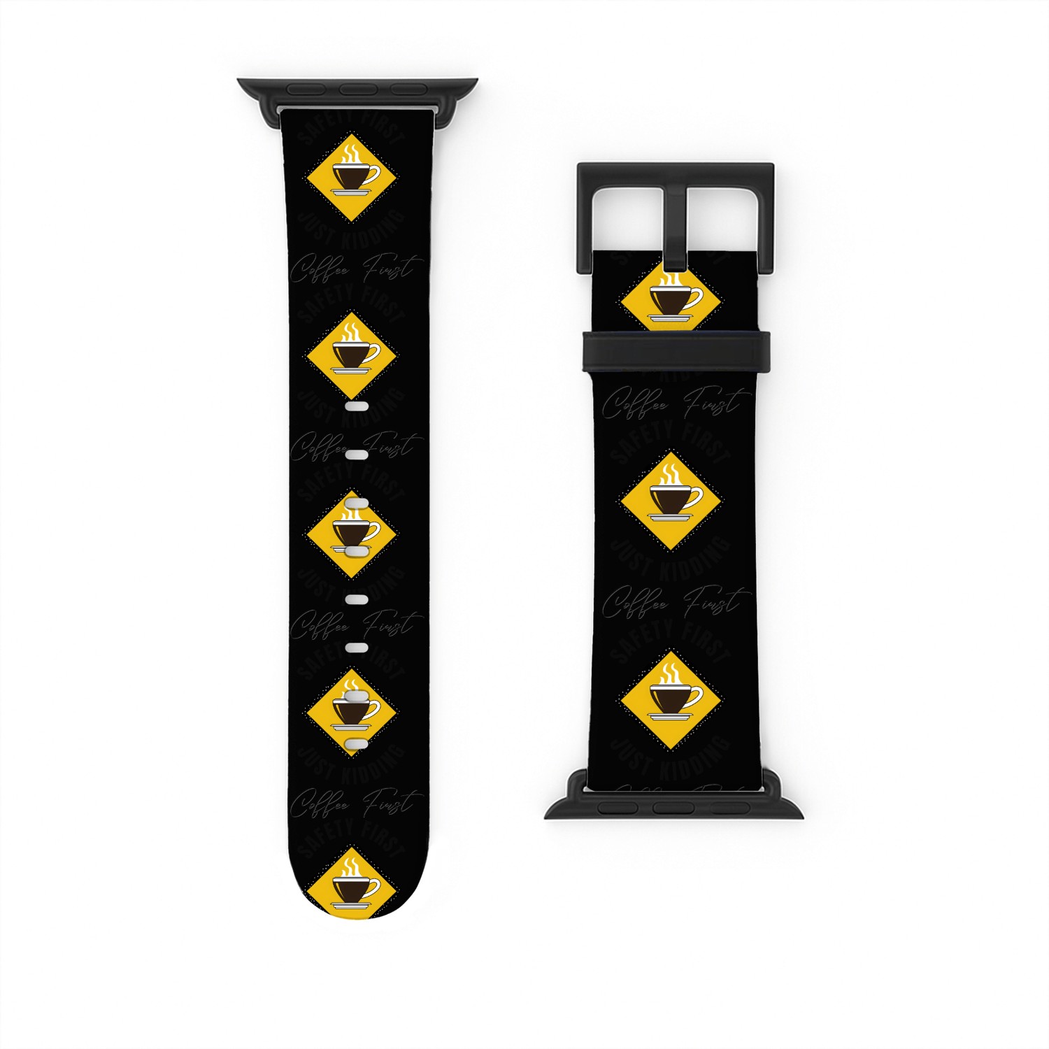 Safety First Coffee First Watch Bands For Apple Watch
