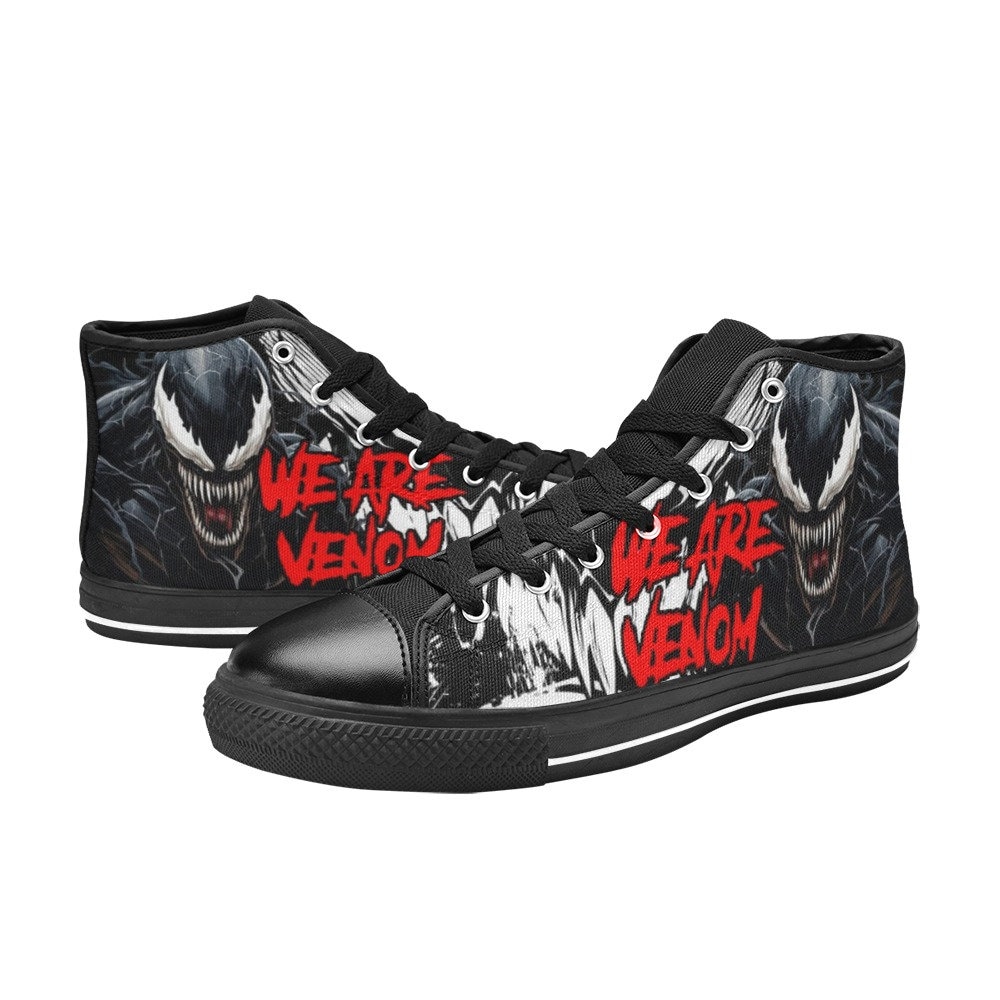 Venom Custom High Top Shoes Unisex Adult and Kids