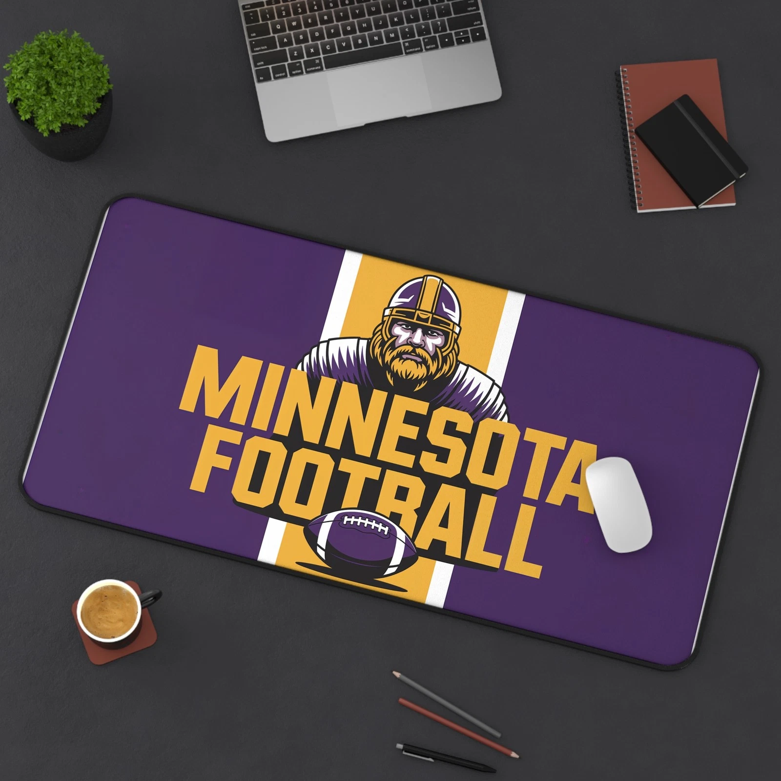 Minnesota Football High Def Print Non Slip Desk Mat Office Home football