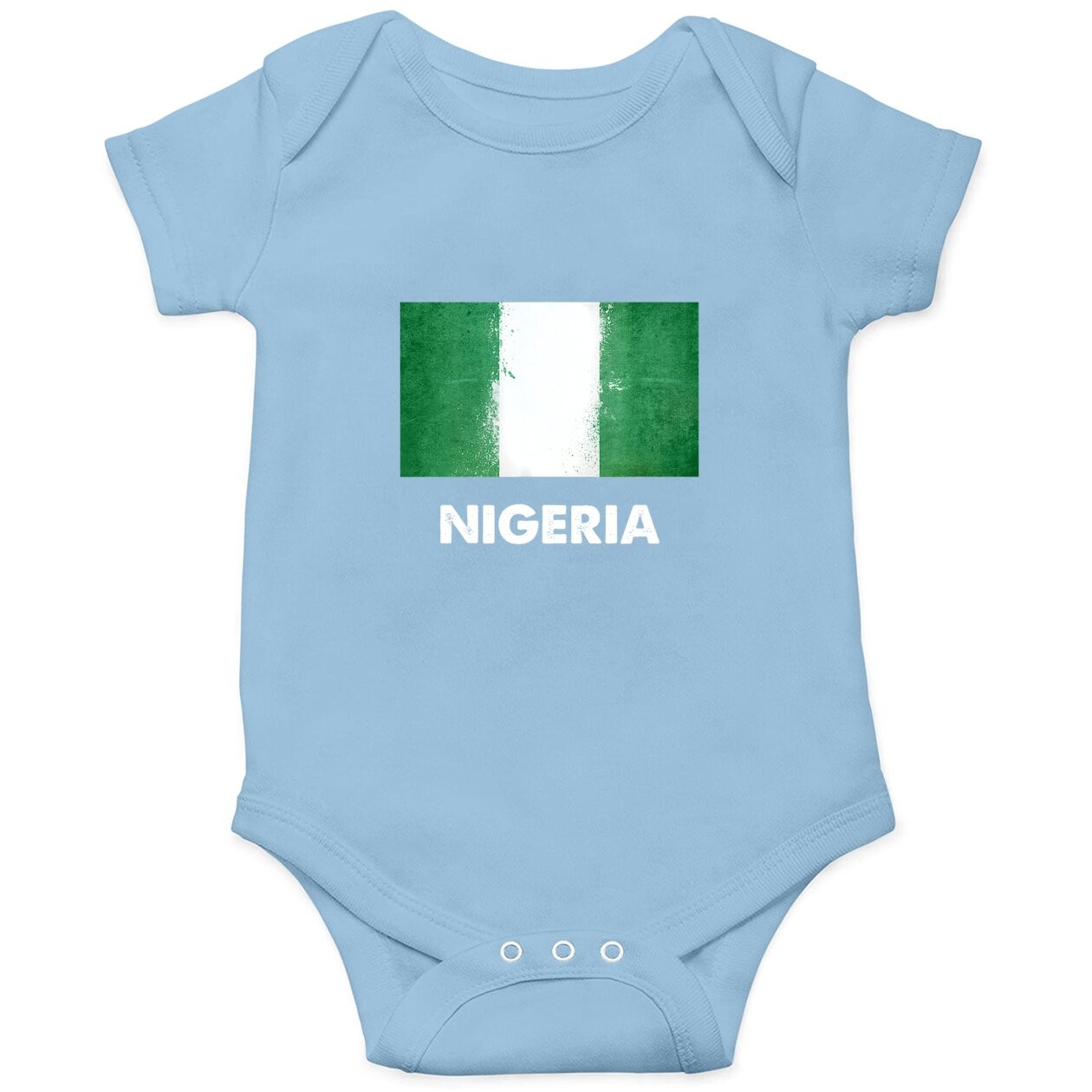 Nigeria Flag Baby Bodysuit