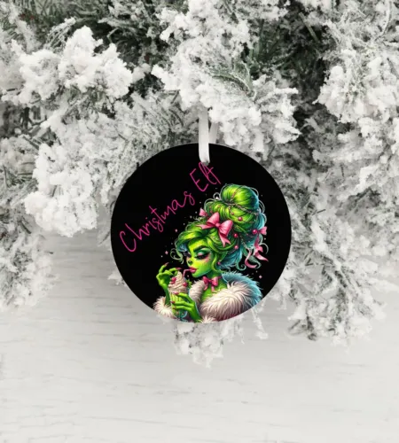 Christmas Elf Ceramic Christmas Ornament Christmas Tree Decoration