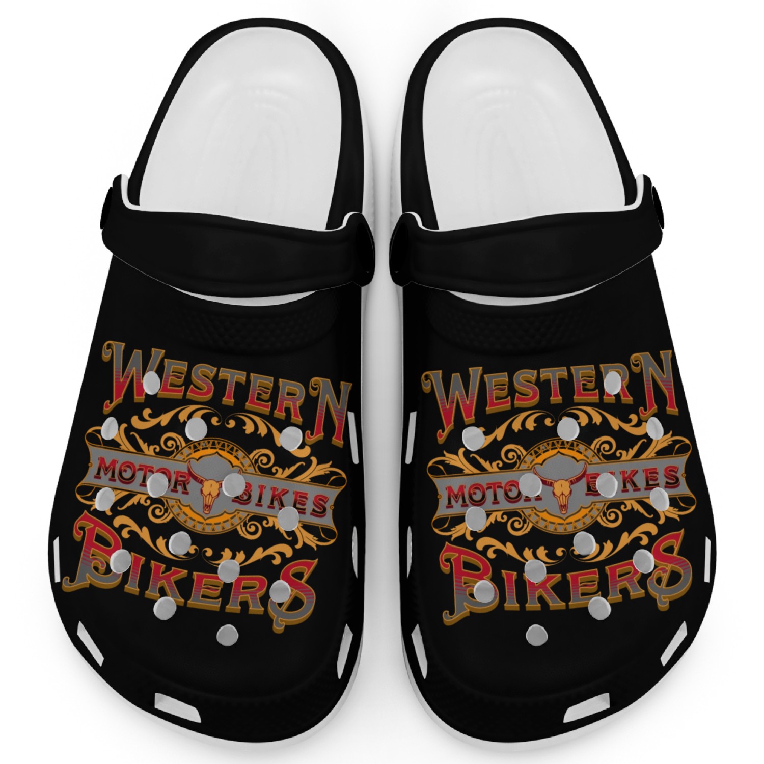 Western Bikers Clogs