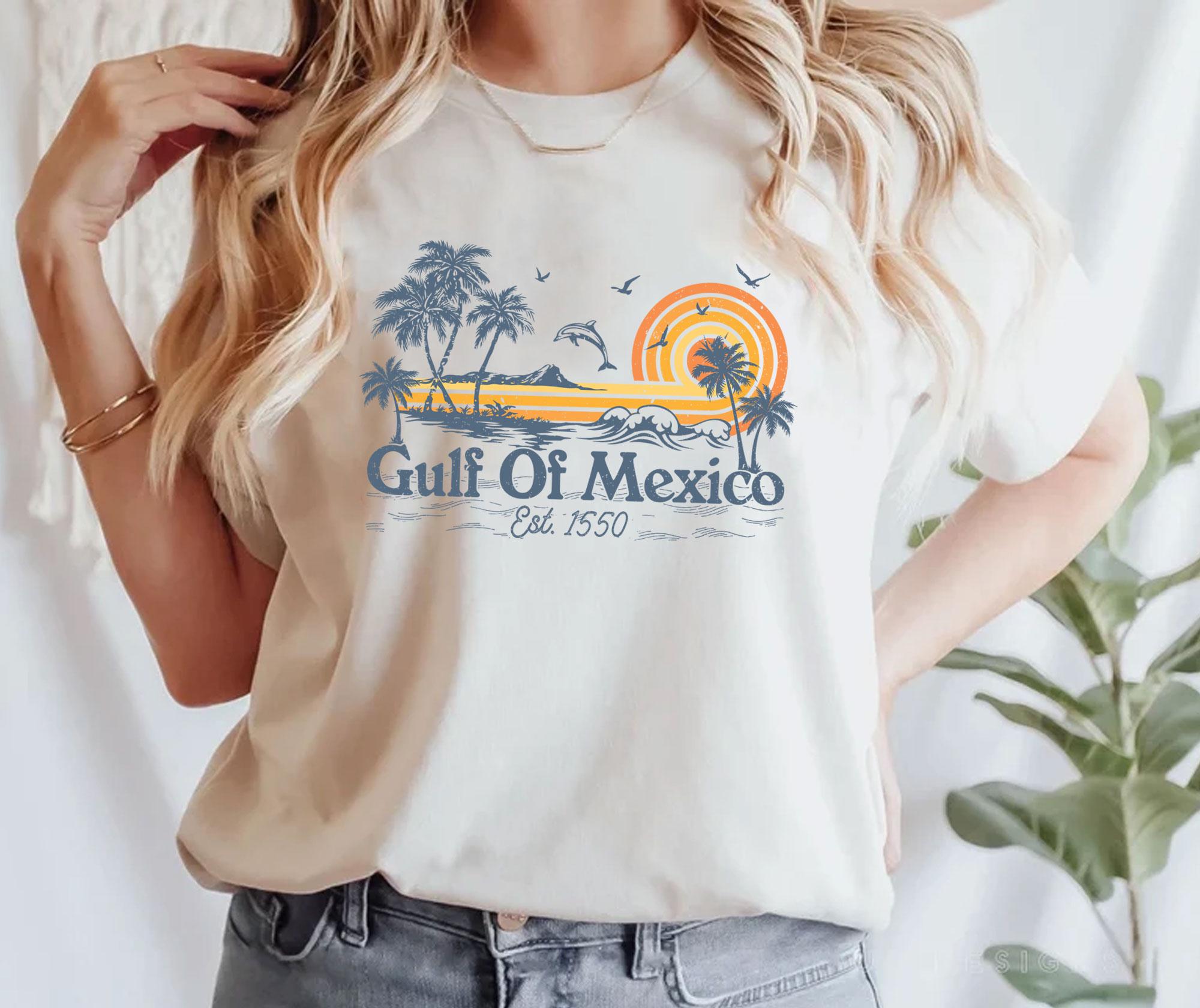 Gulf of Mexico Est 1550 Shirt, Vintage Gulf of Mexico Since 1550Shirt, Gulf of Mexico Shirt