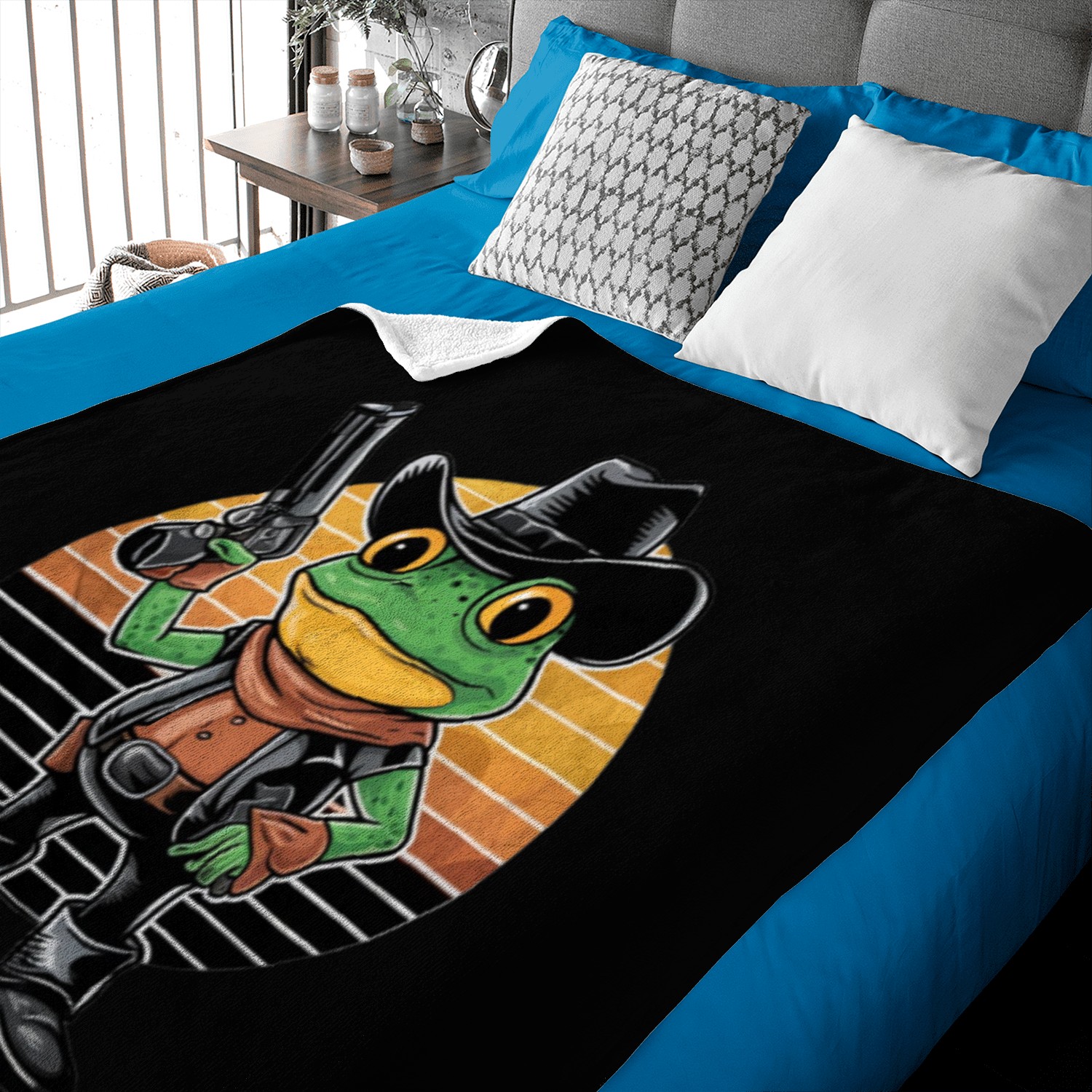 Cowboy Frog Baby Blankets