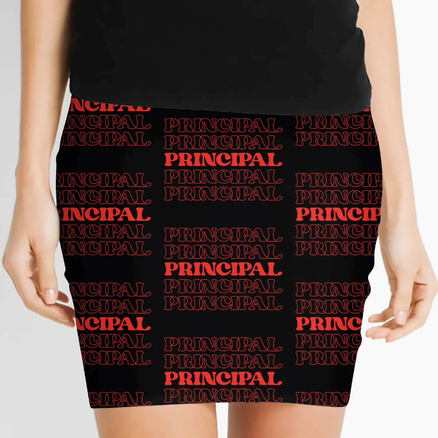 Principal Headmaster Headmistress Head Director Women's Mini Skirts