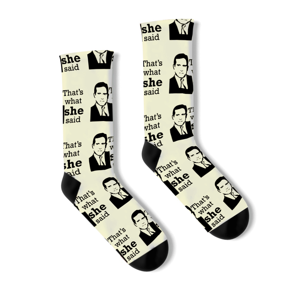 that's what she said , The Office tv show Socks