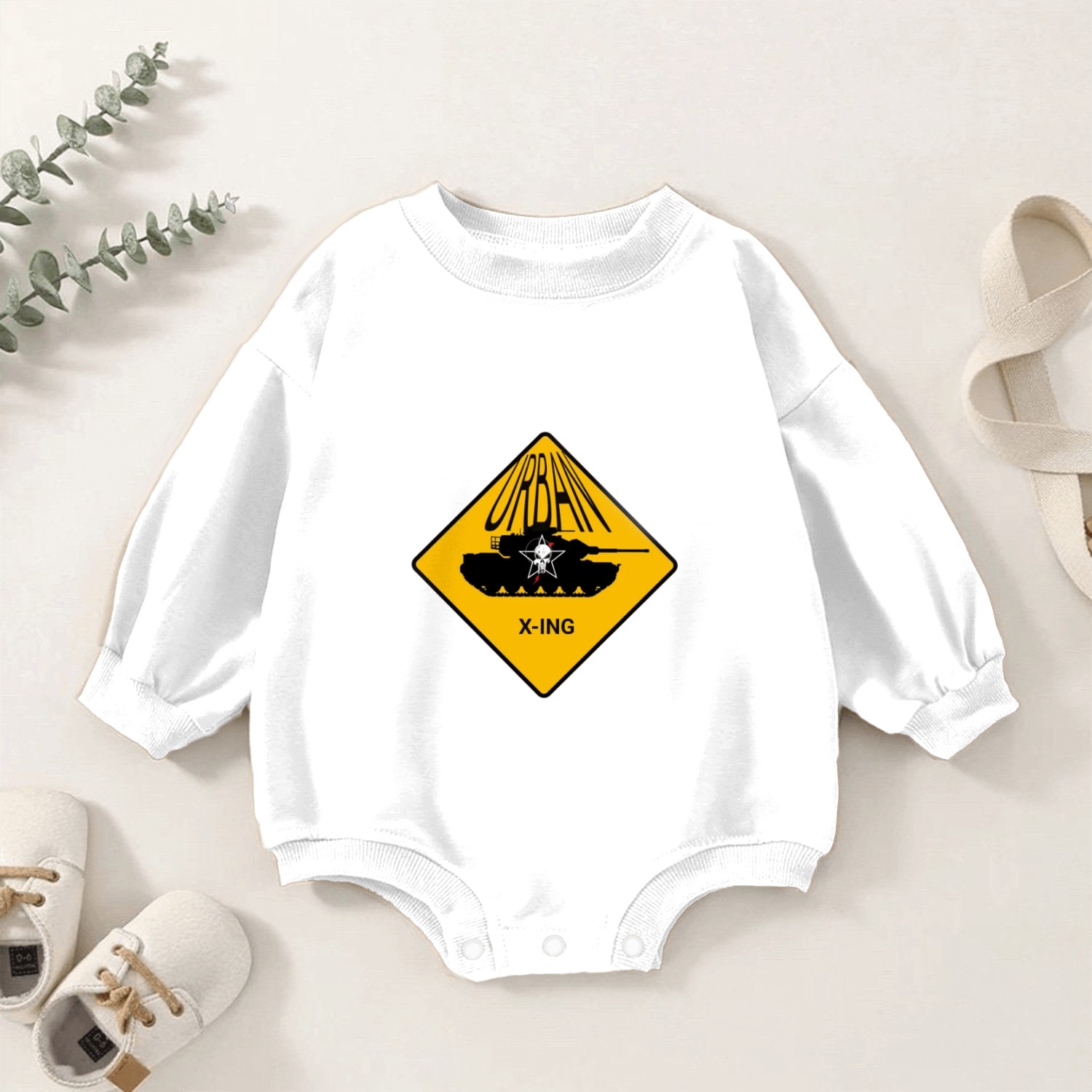 Tank Baby Romper Sweatshirts