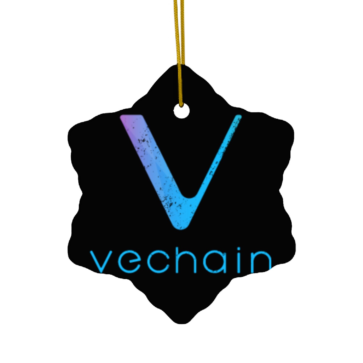 Vechain VET Crypto Blockchain Currency Ceramic Ornaments