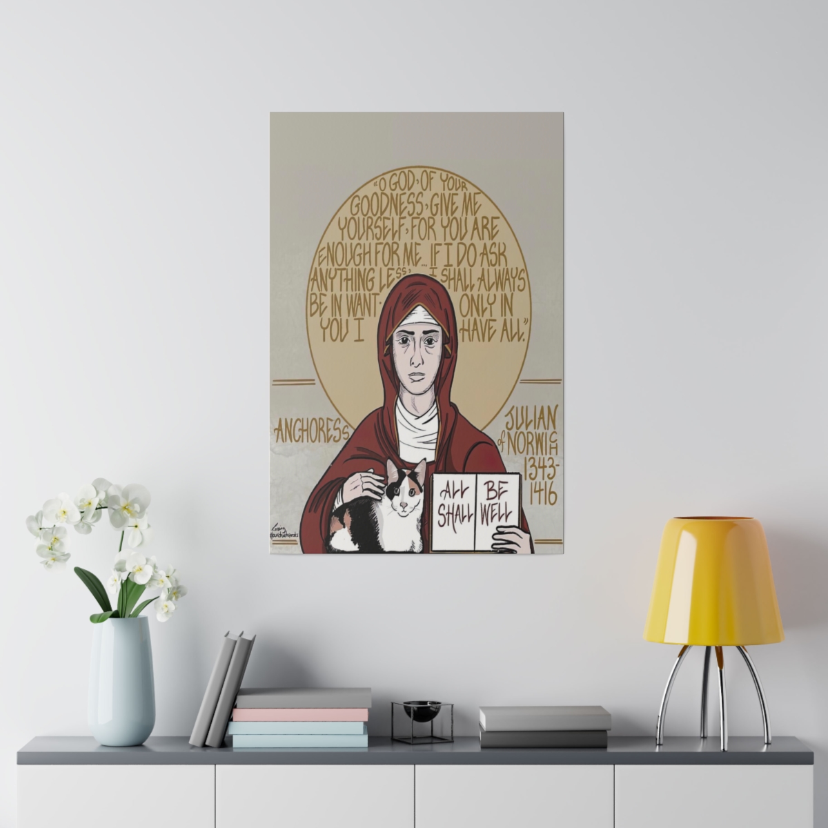 Julian of Norwich (1343-1416), Anchoress Canvas