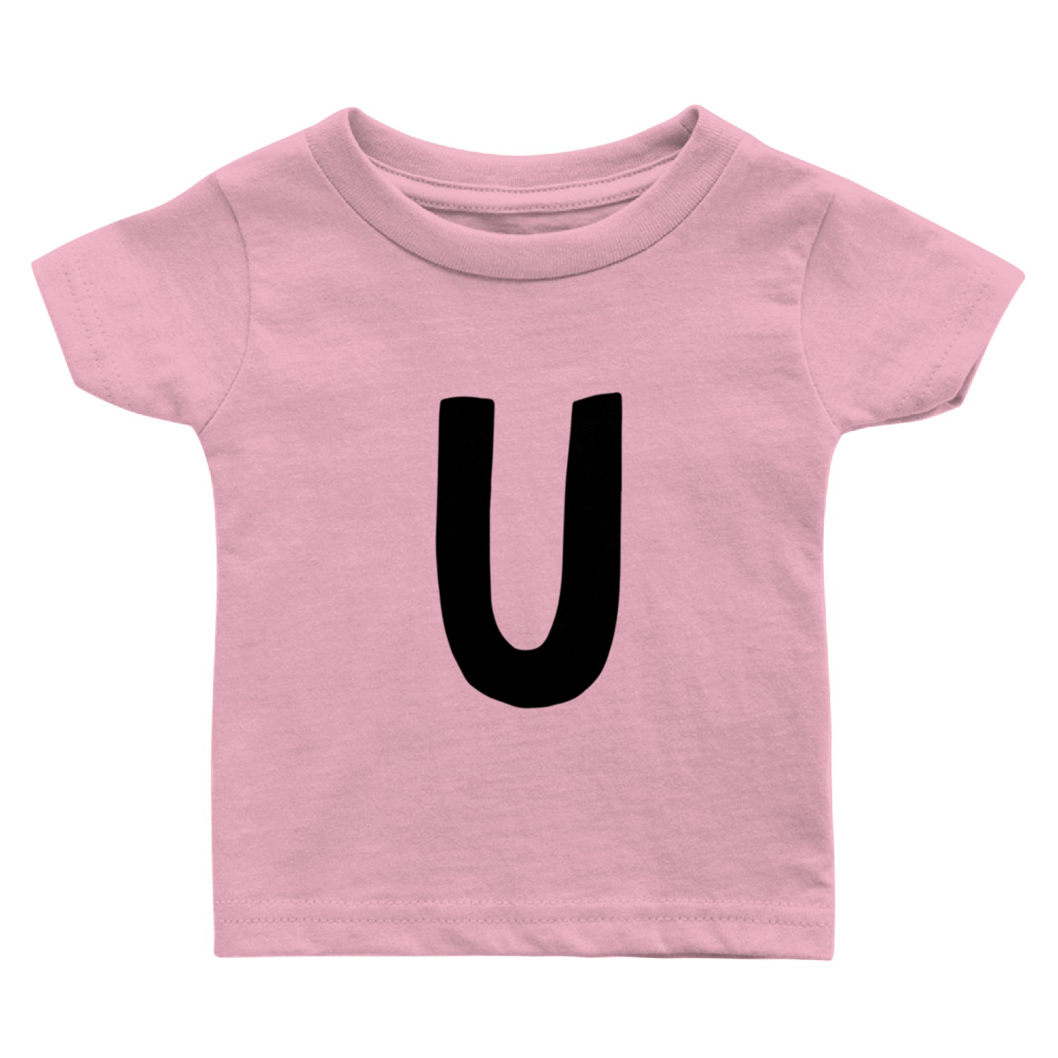 Letter U Bold Baby T Shirts