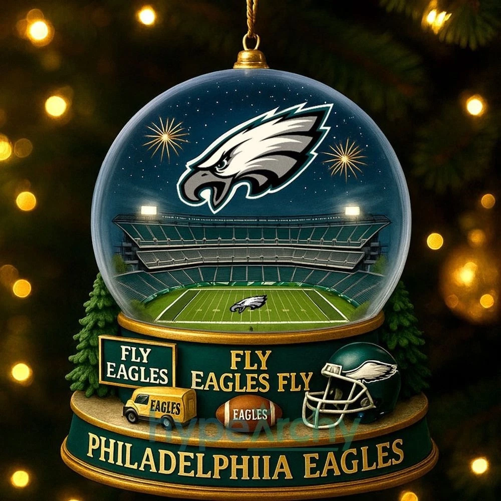 Philadelphia Football Team Eagles Christmas Ornament Gift Decor