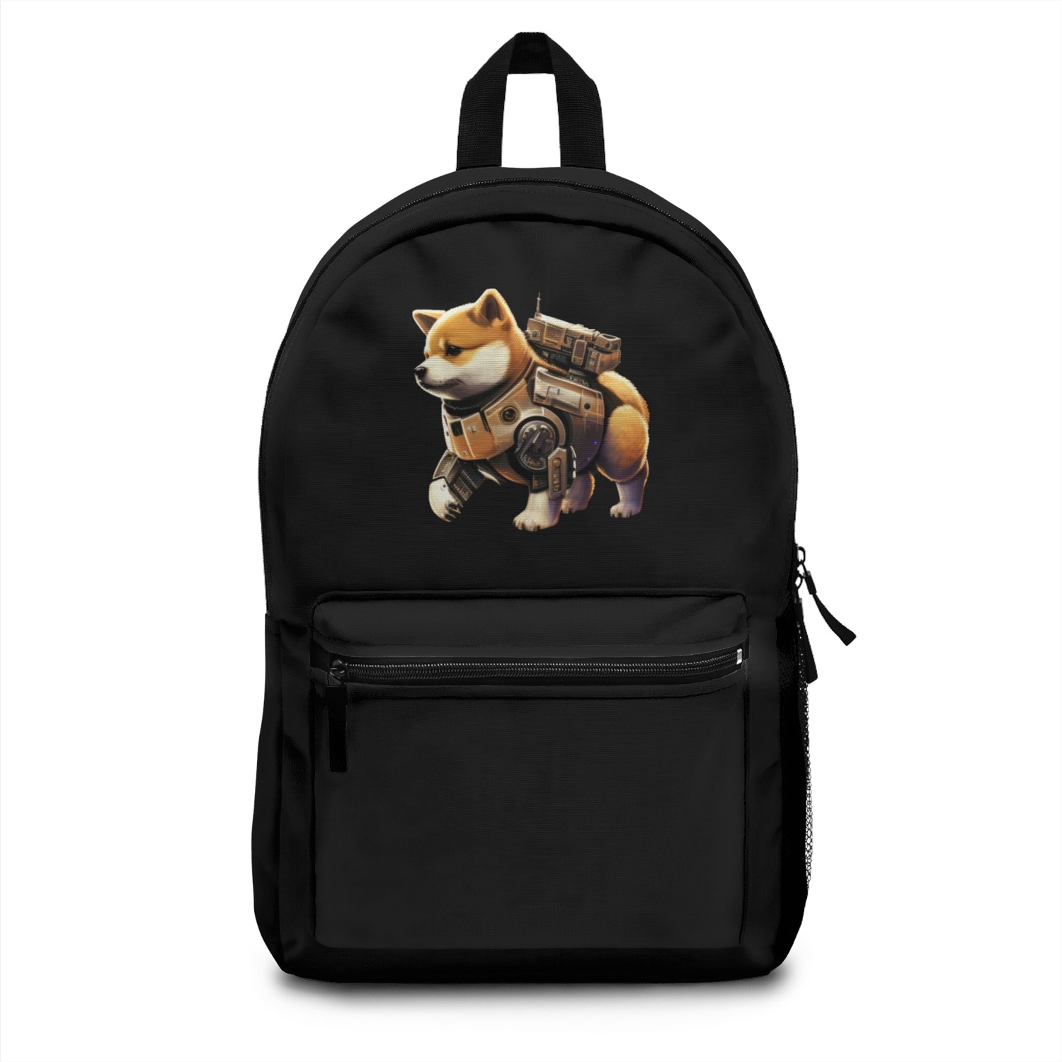 Mech style simple Japanese style shiba Inu dog Backpacks