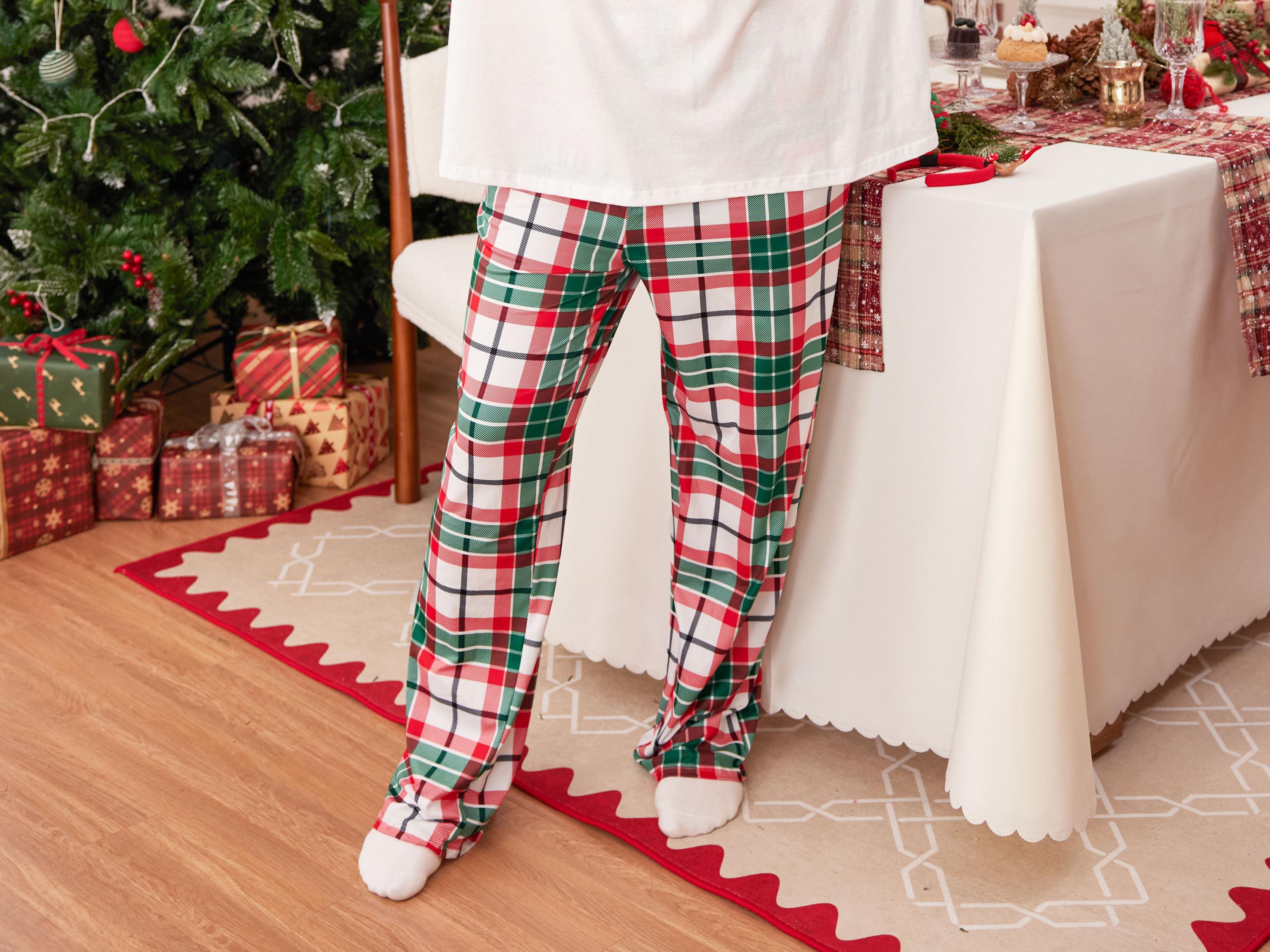 Christmas Plaid Pajama Pants for Women and Unisex Winter Pajama Bottoms