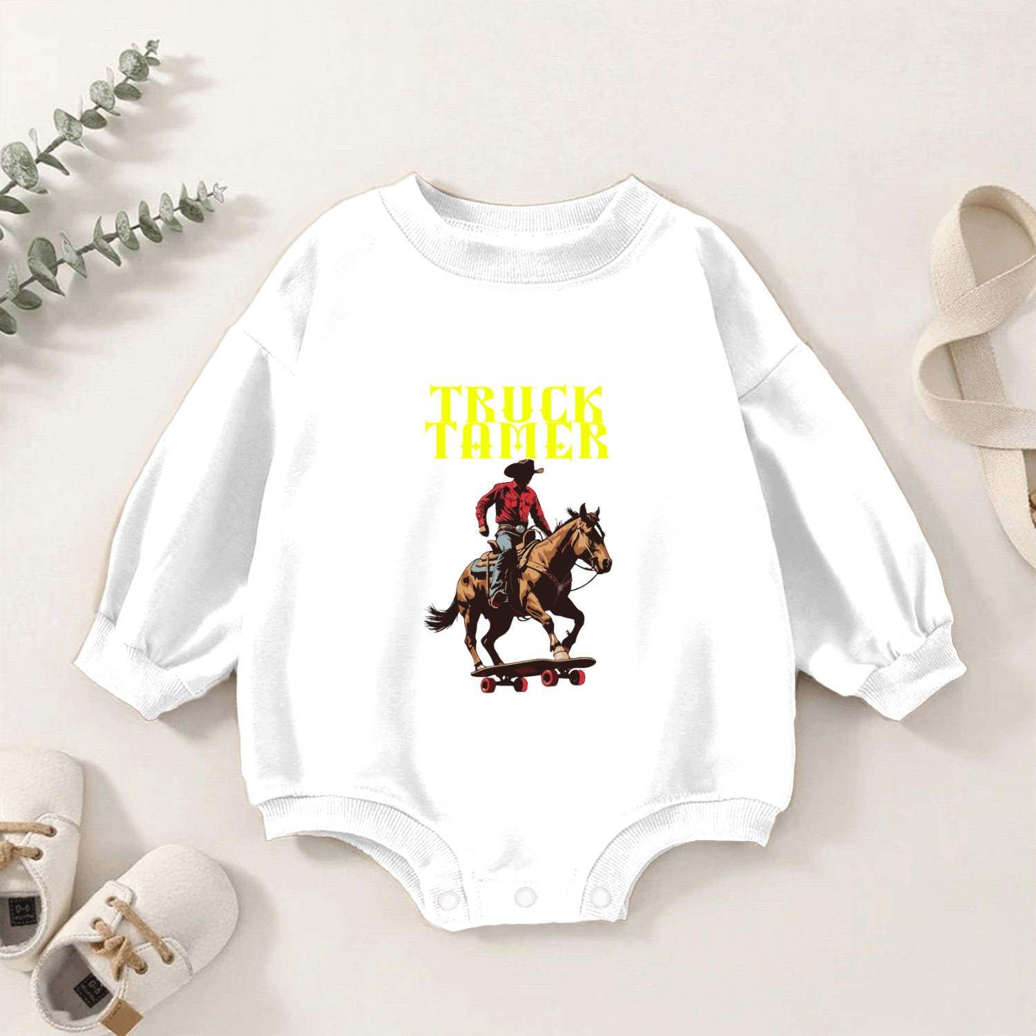 Truck Tamer Baby Romper Sweatshirts