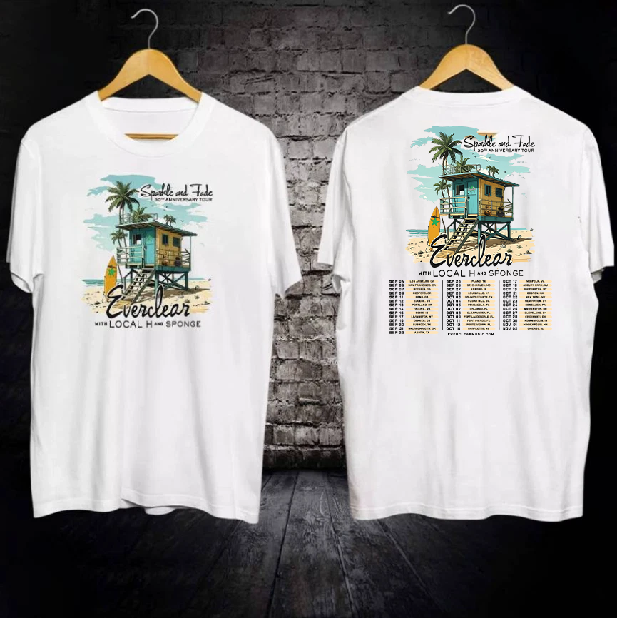Everclear Sparkle And Fade 30th Anniversary Tour 2025 T-shirt