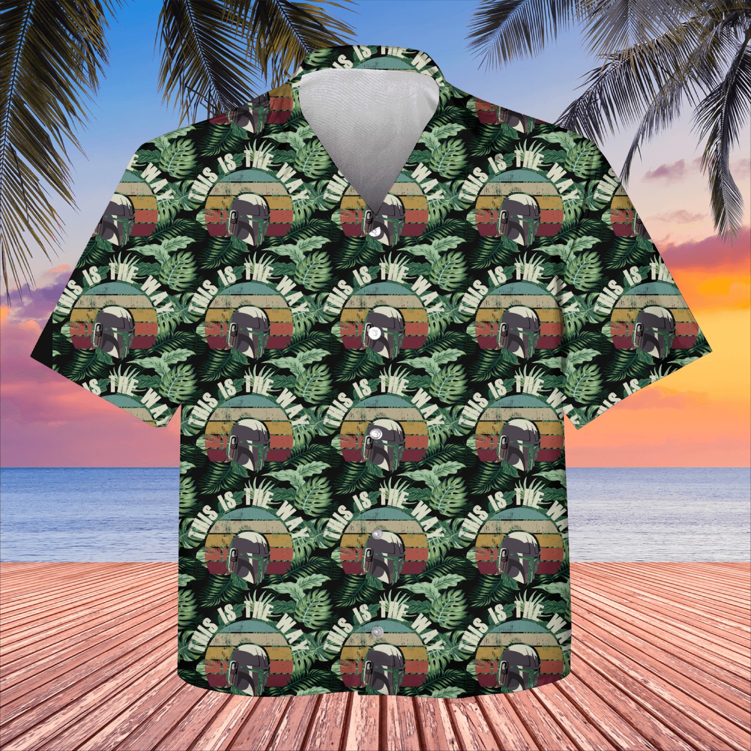 this is the way bountyhunter Kids Hawaiians