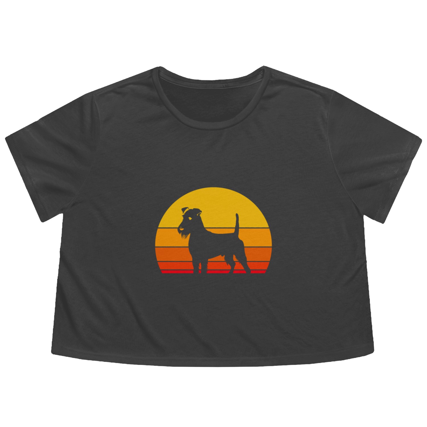 Irish Terrier Flowy Cropped Tees