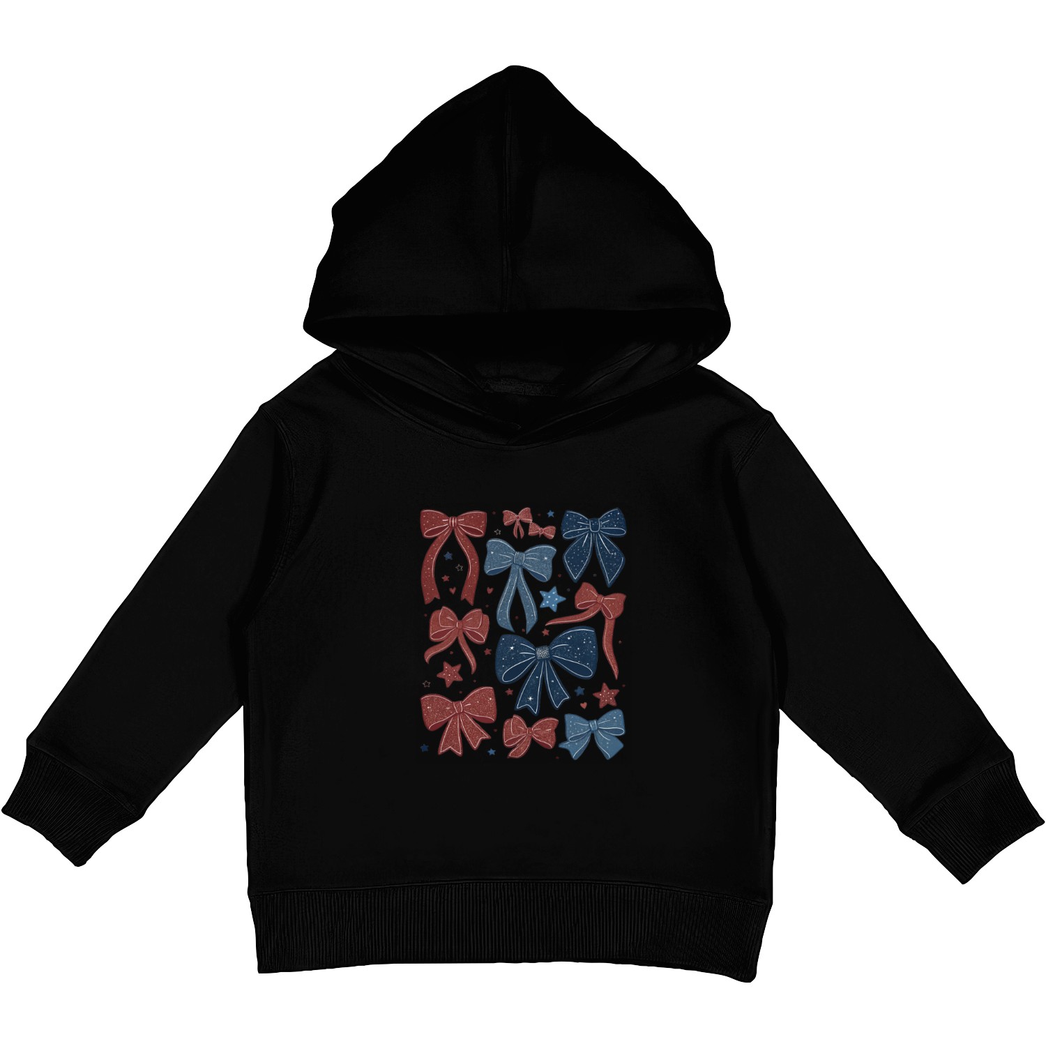 Coquette America Bow Kids Pullover Hoodies