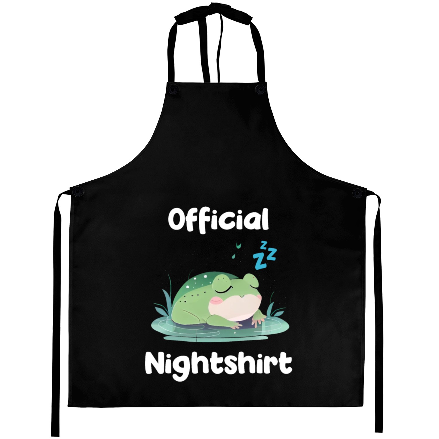 Cute Frog Sleepshirt Nightwear Nightshirt Sleep Aprons