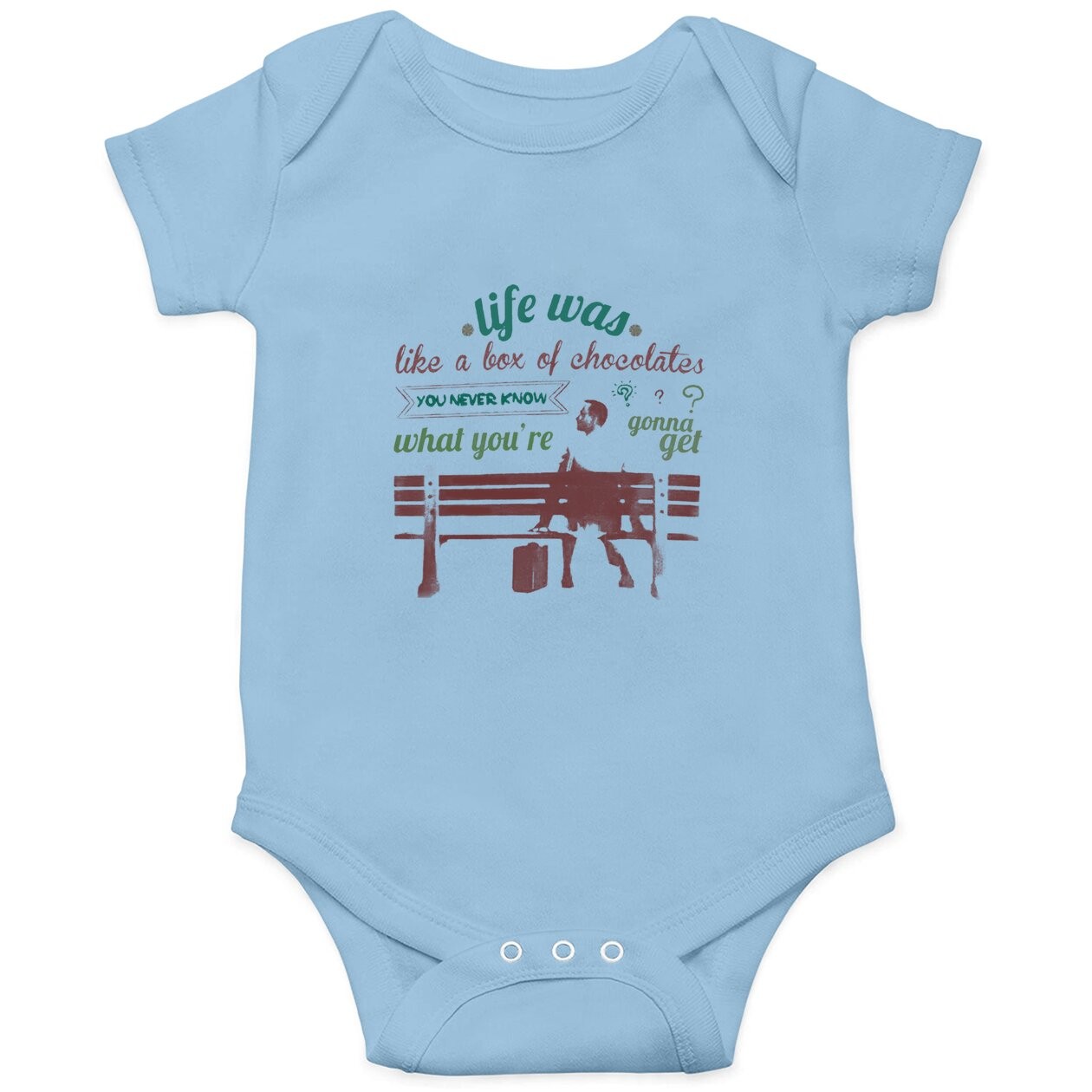 Life Is Like A Box Of Chocolates baby Bodysuit