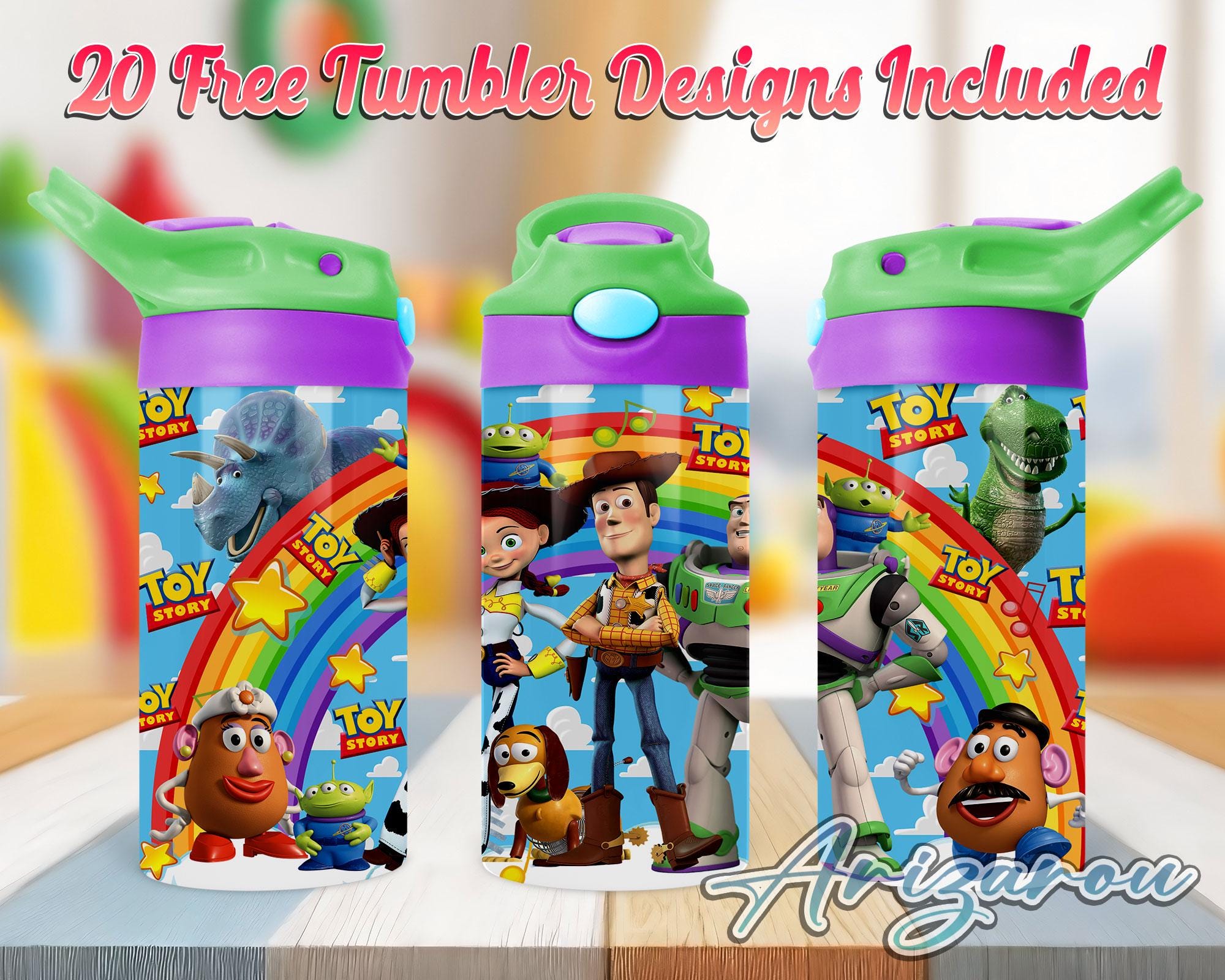 Cartoon Movie 12oz Kids Flip Top Sippy Cup, Cartoon 12oz Sippy cup Tumbler