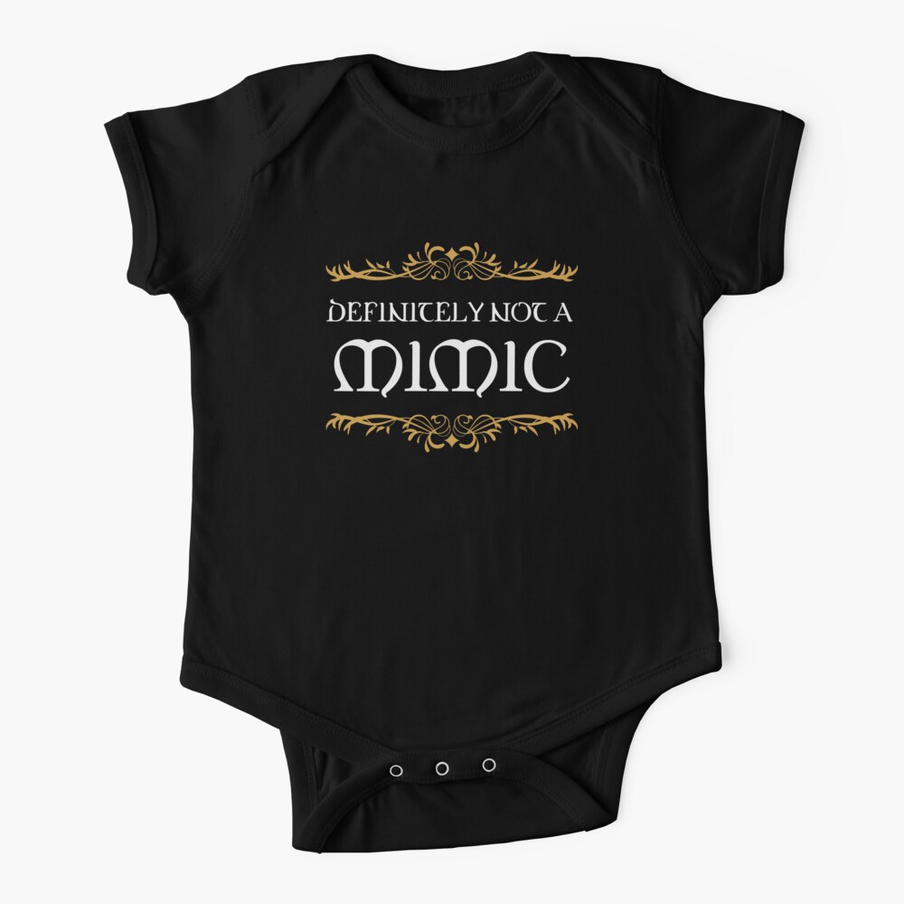 Definitely not a Mimic Tabletop RPG Addict Baby One-Piece