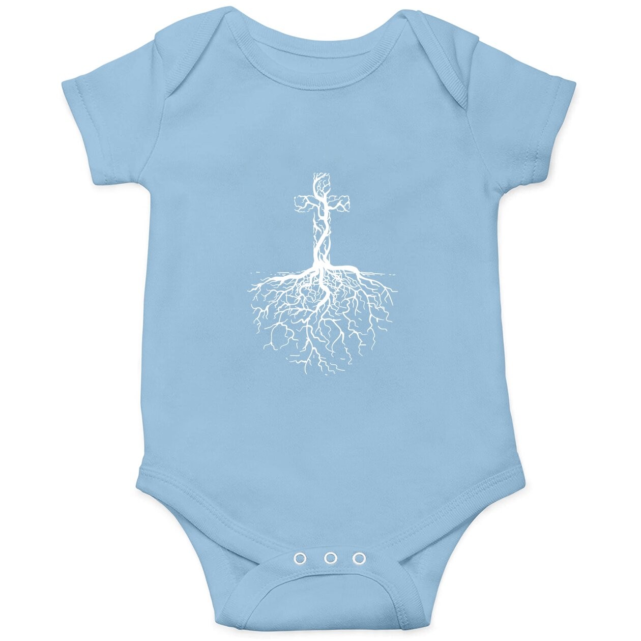 Christian Cross Baby Bodysuit | Cute Evangelical I Love Jesus Gift