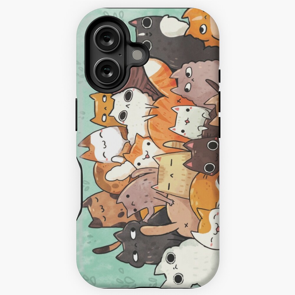 Pile o cat iPhone Case