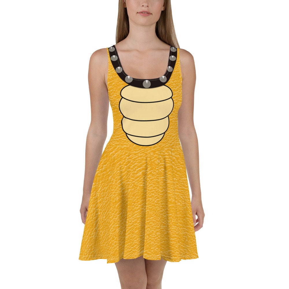 Bowser Inspired Skater Dress