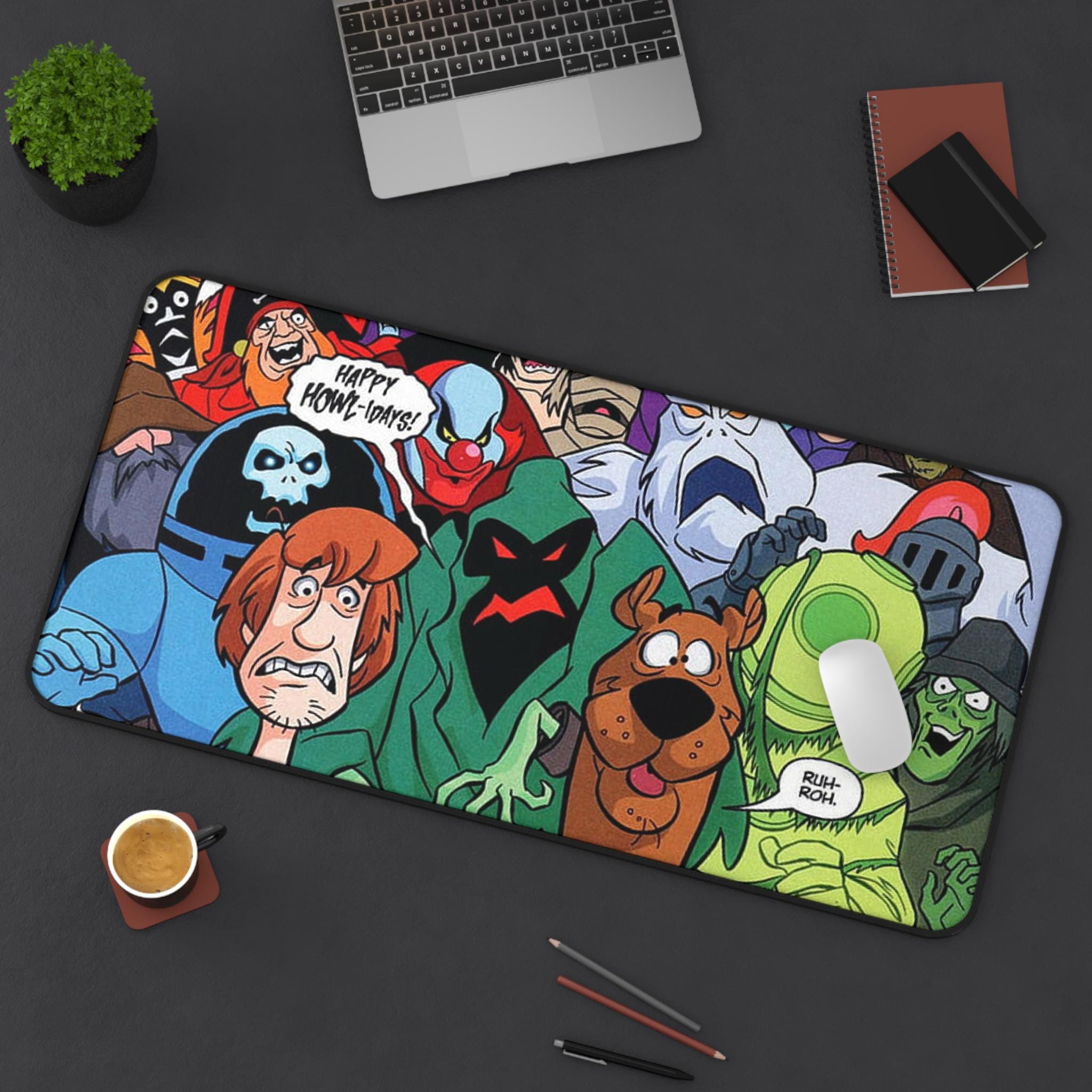 Scooby-Doo Mouse Pad Desk Mat, Fun Office Decor, Cartoon Desk Pad, Gamer Accessories
