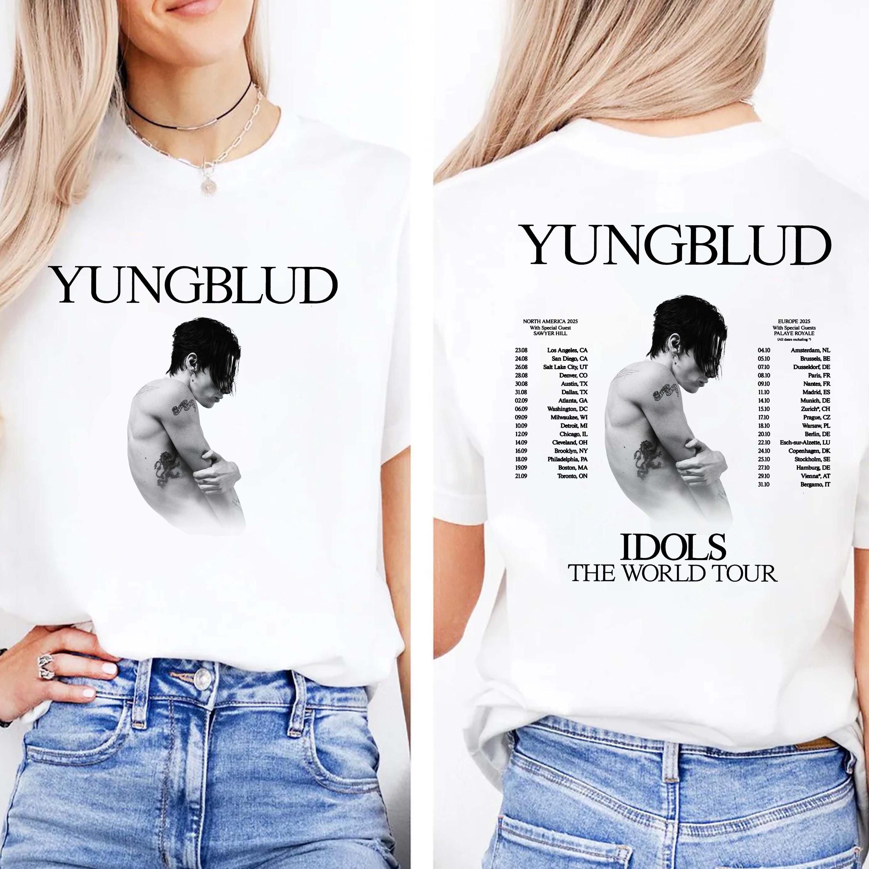 Yungblud Tour tee Yungblud tour Yungblud shirt Yungblud 2025 New Album IDOLS tour