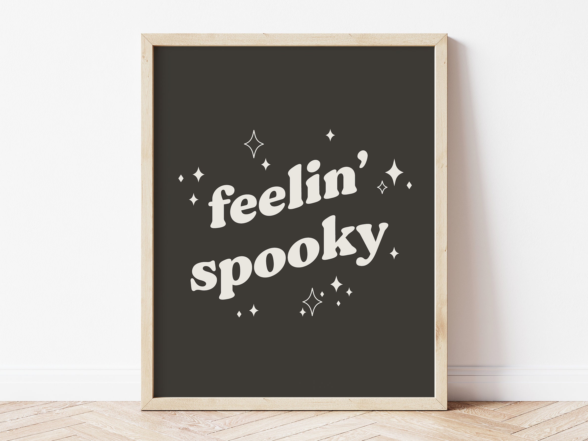 Halloween Prints, Cute halloween print, Feelin Spooky, Modern Halloween Prints