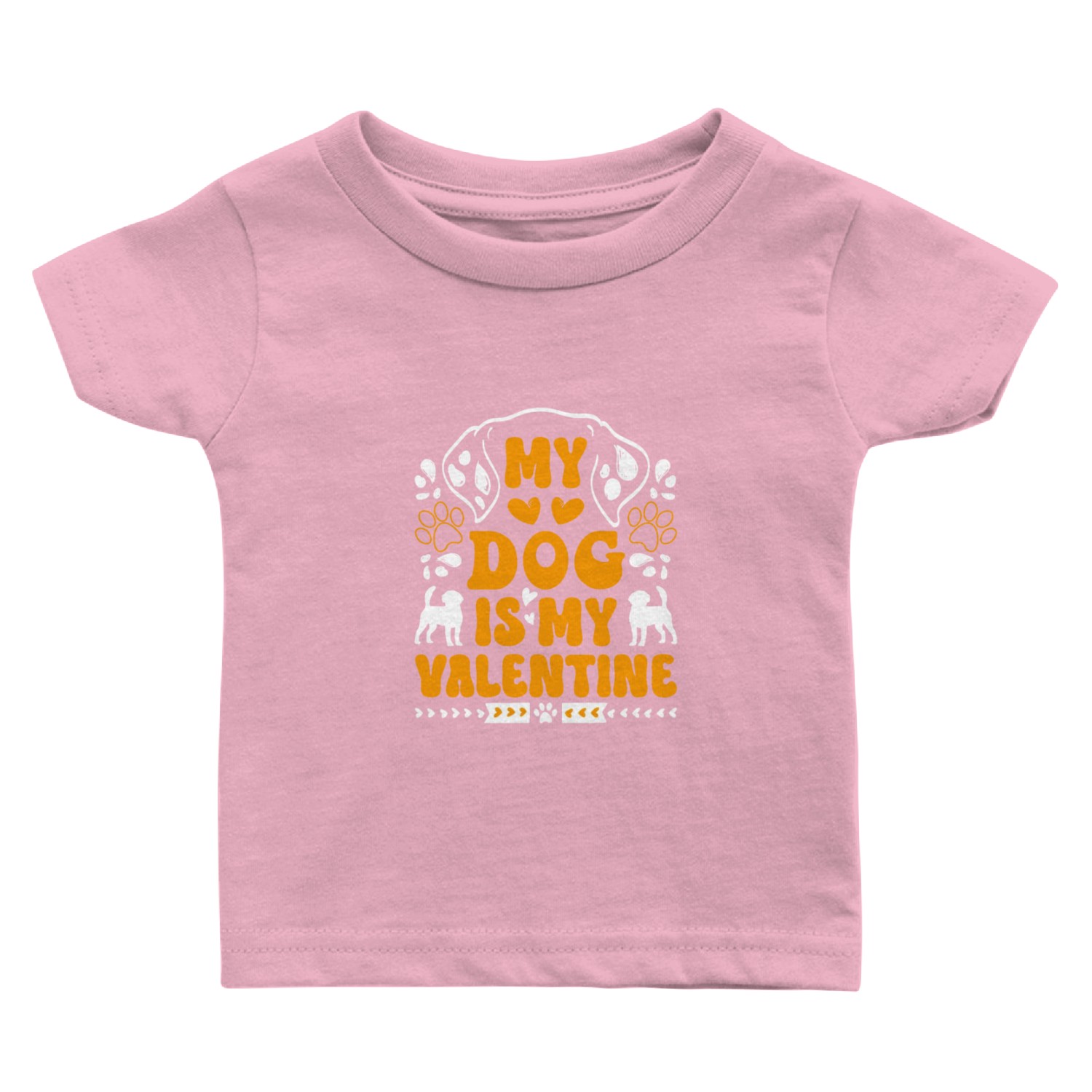 Dog owner dog is my Valentine Baby T Shirts