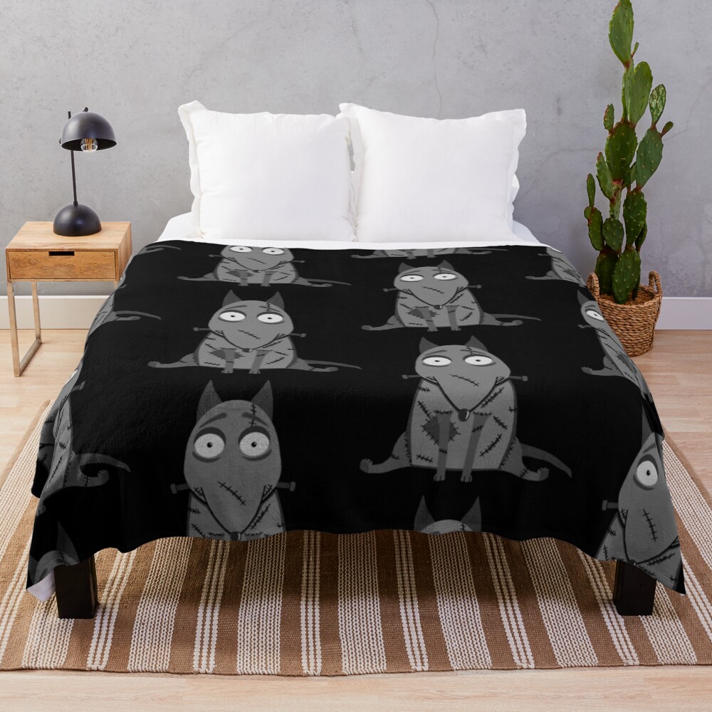 frankenweenie sparky Throw Blanket