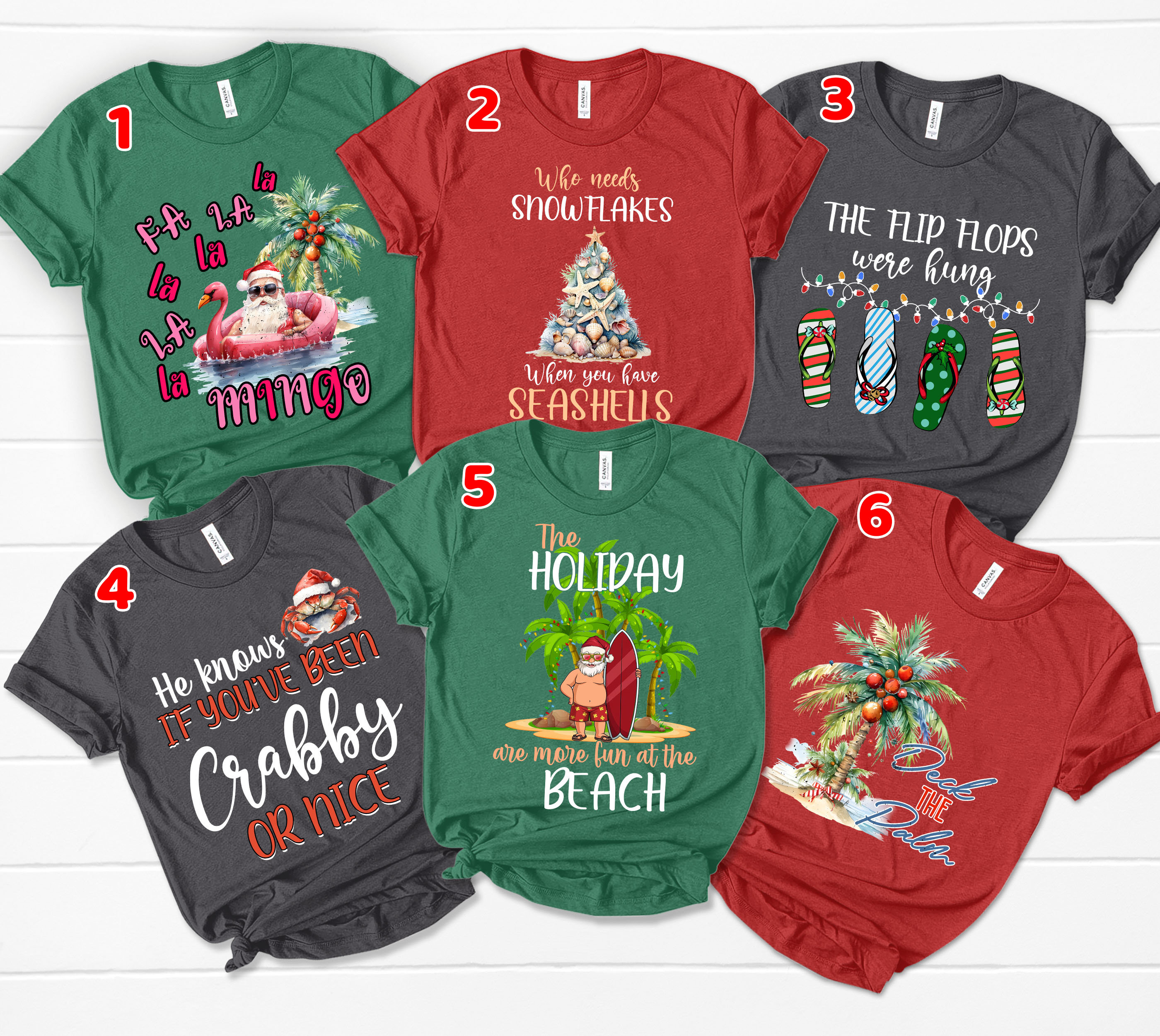Family Christmas Pajamas, Matching Family Christmas Pajamas, Tropical Christmas PJs, Beach Christmas Jammies , Family Christmas Shirts Group