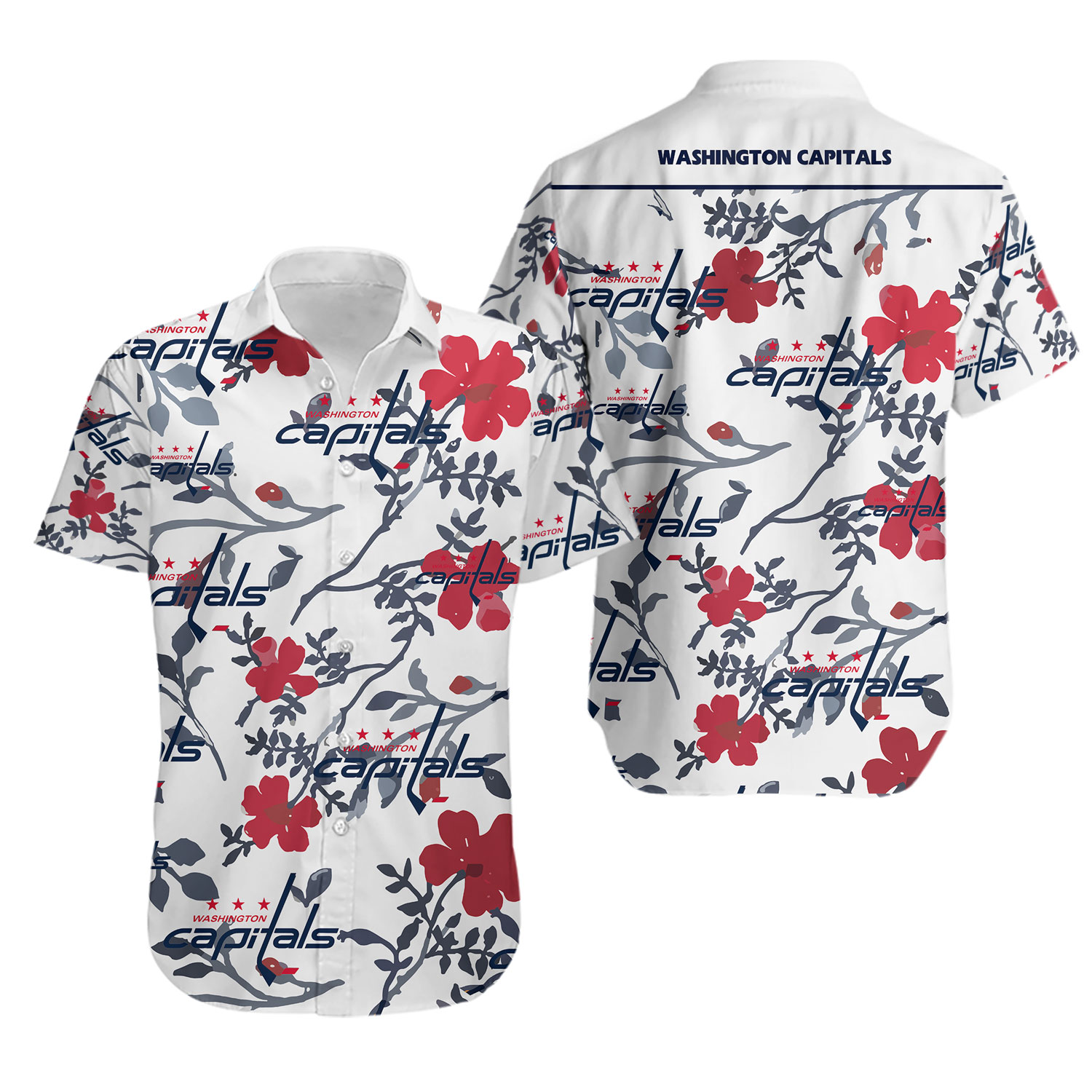 Washington Team Capitals Hawaiian Shirt