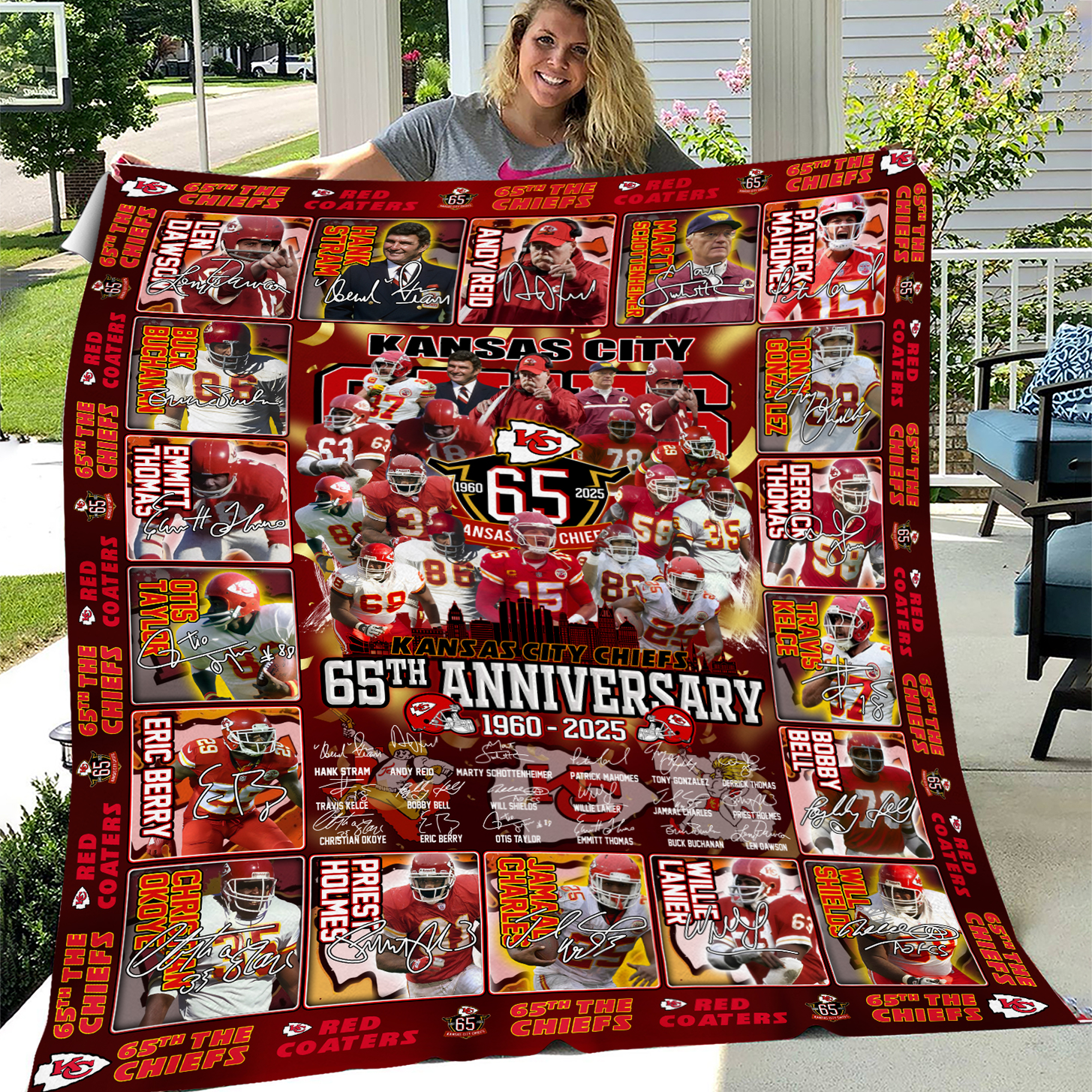 The Chiefs 65th Anniversary 1960-2025 Blanket