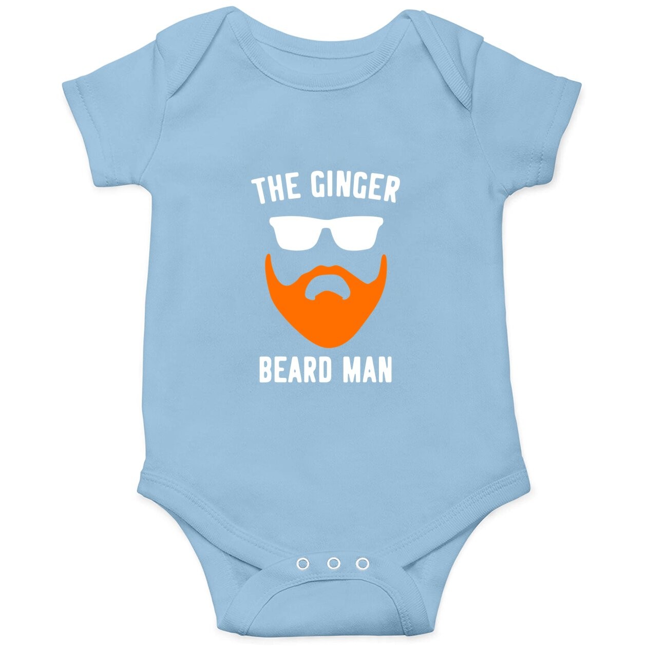 Ginger Beard Redhead Irish Bearded Baby Bodysuit